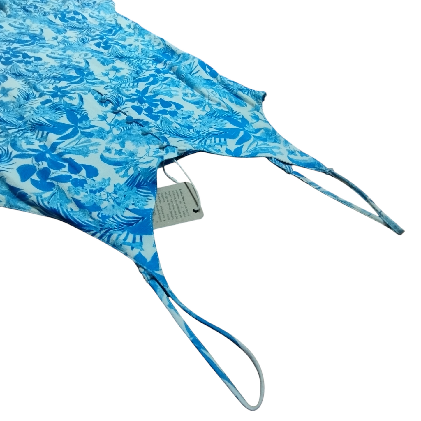 Vestido Celeste floreado Saville Row / Talla M