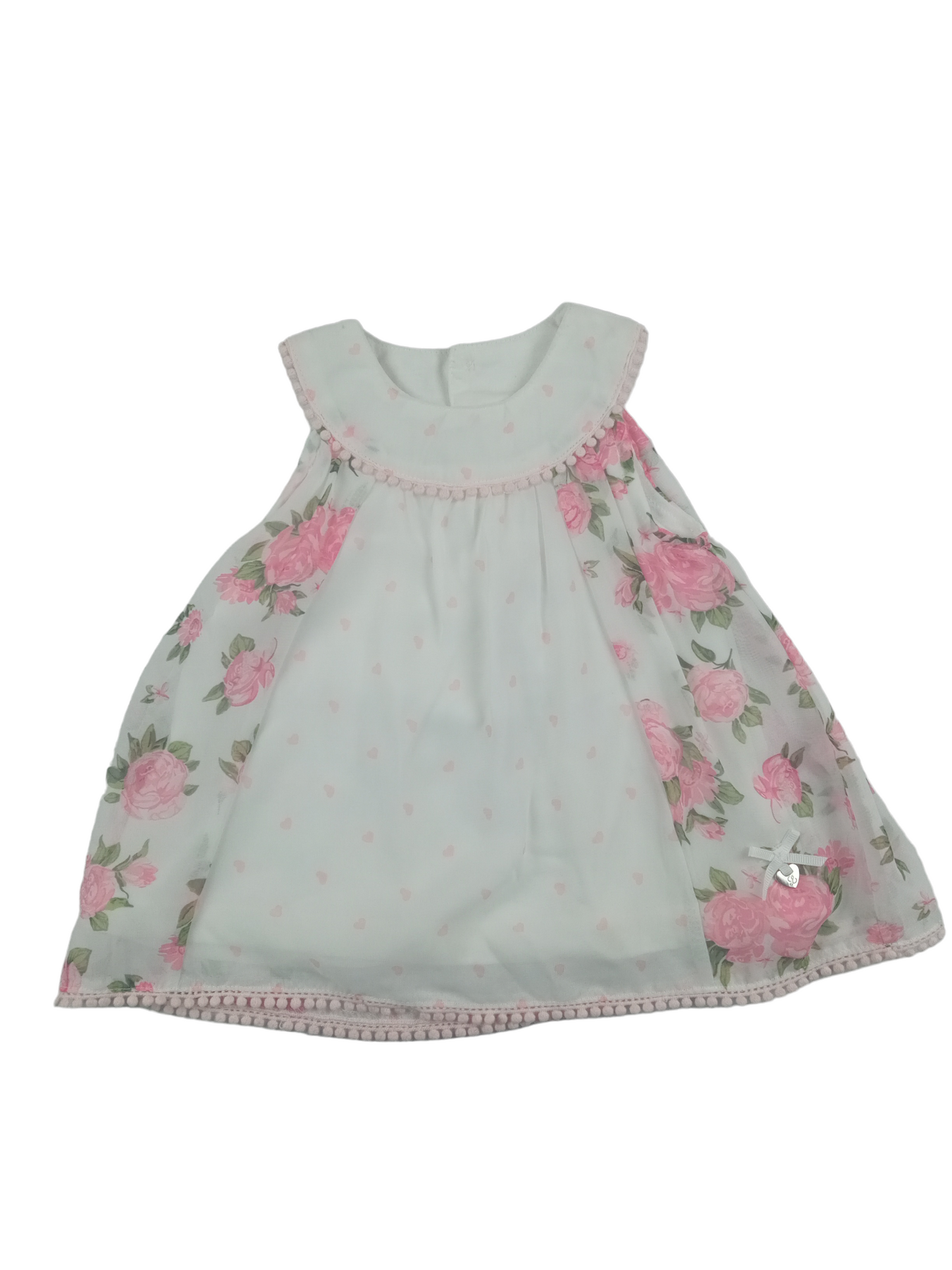 Vestido tela tul / 9 meses