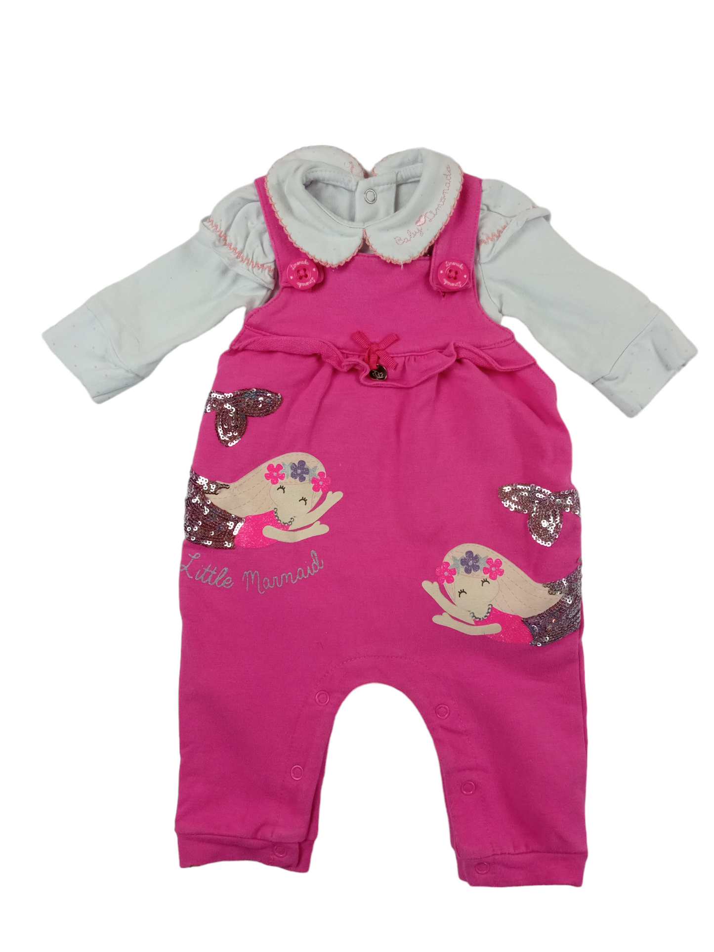 Conjunto jardinera-body / talla 0