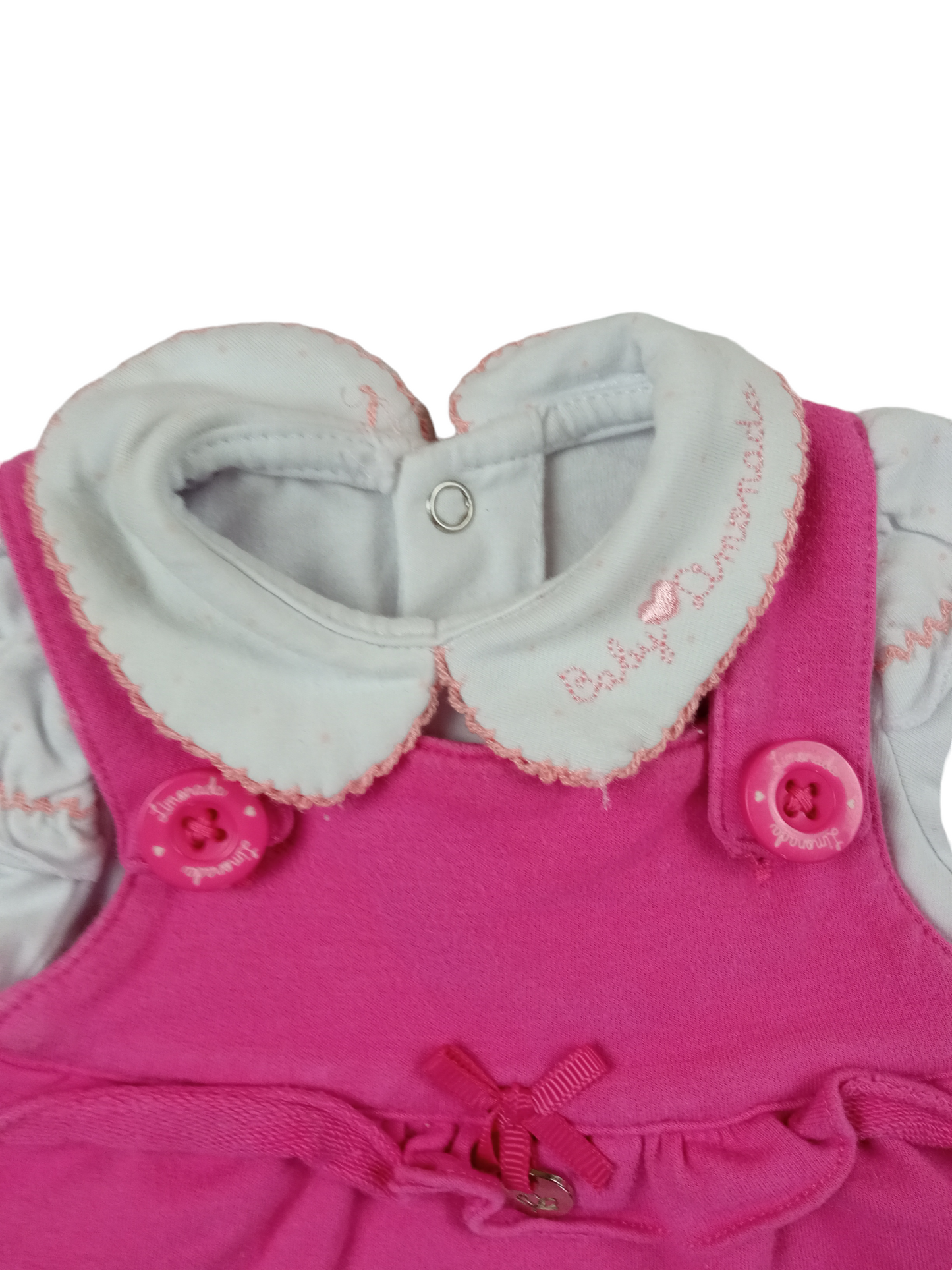 Conjunto jardinera-body / talla 0