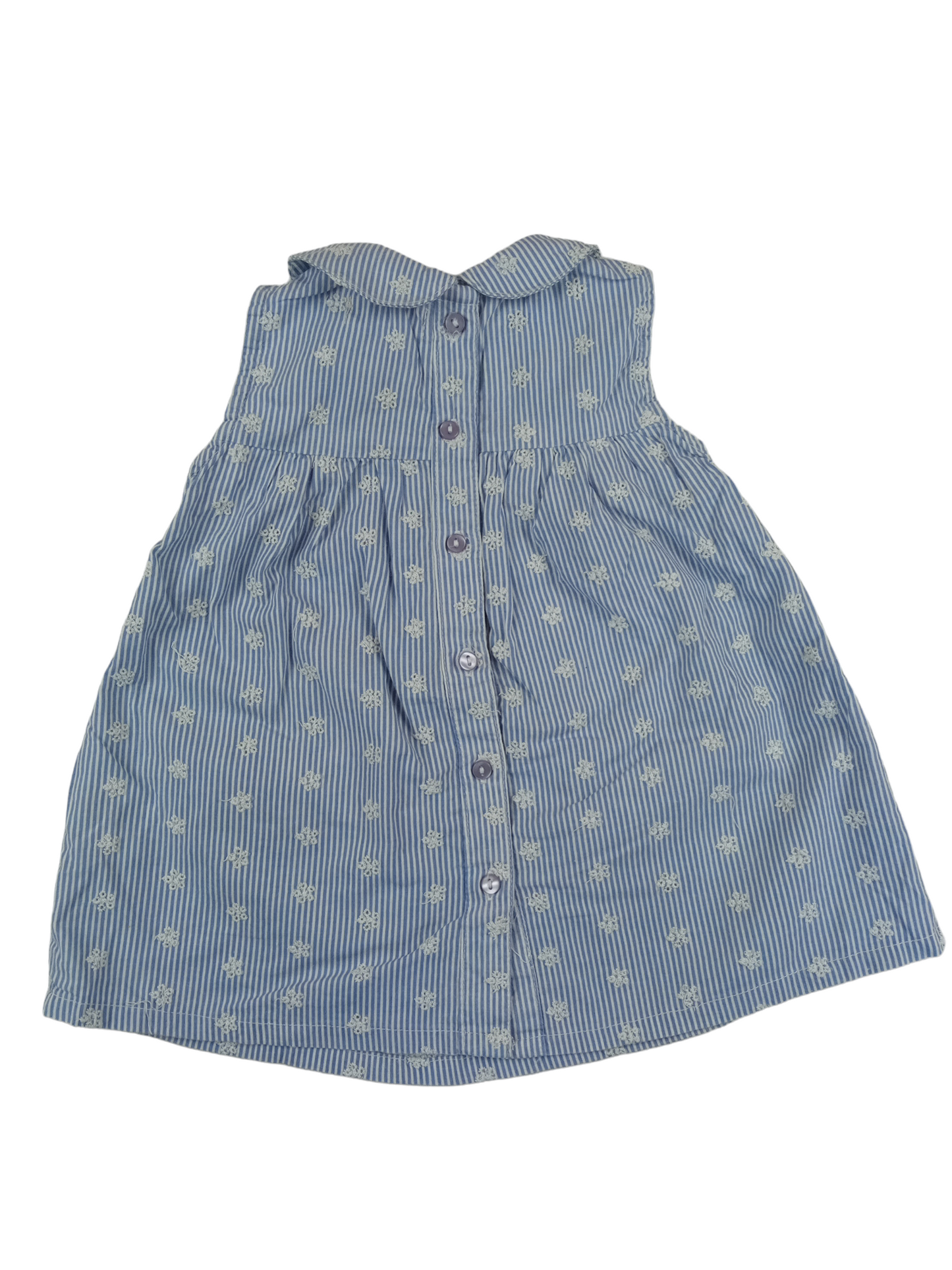Vestido con diseño bordado / 6-9 meses