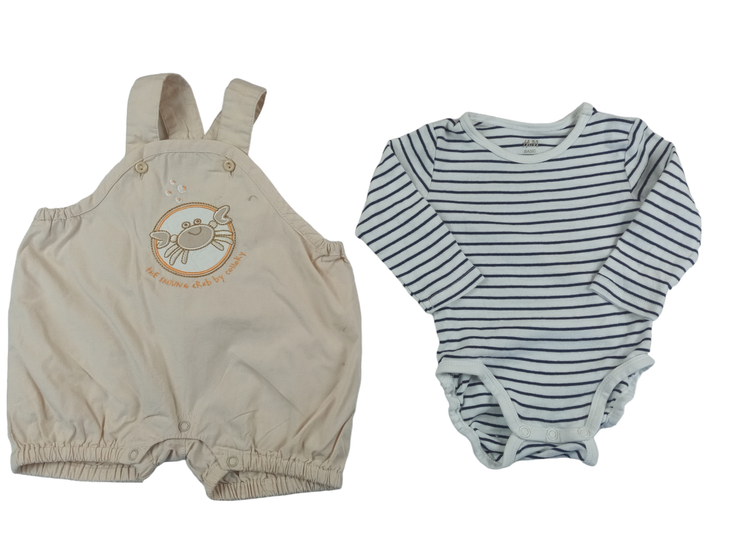 Conjunto jardinera-body / 3 meses