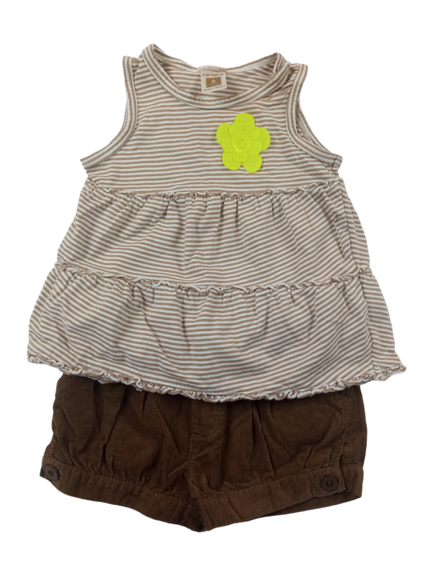 Conjunto short-polera / 6 meses