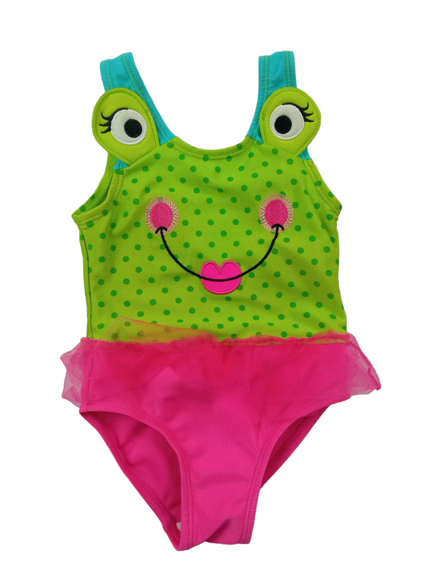Traje de baño diseño ranita / 12 meses