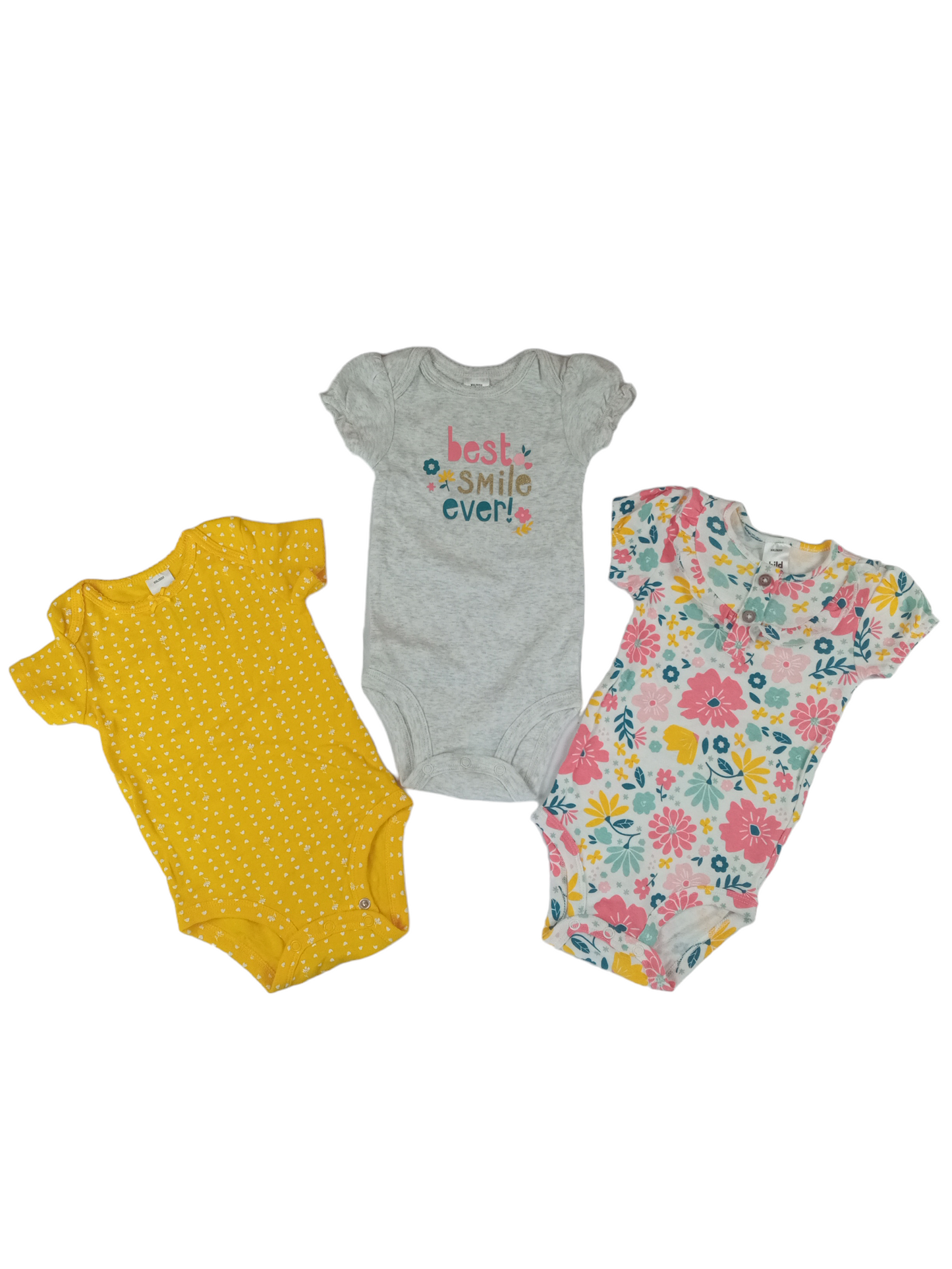 Pack de bodys / 3-6 meses