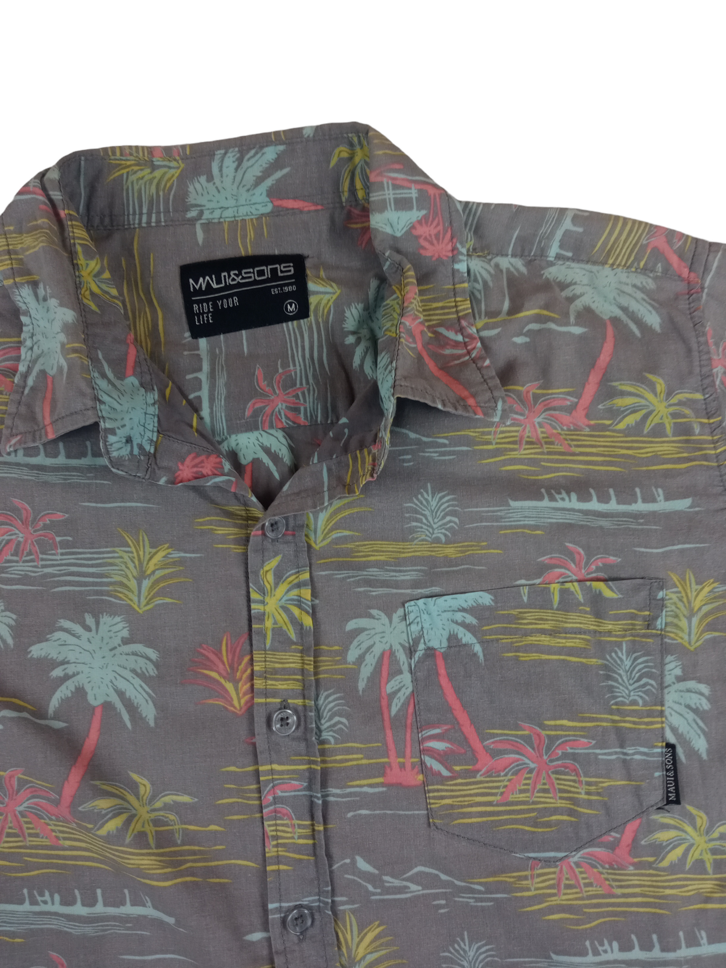 Camisa guayabera Maui & Sons / Talla M