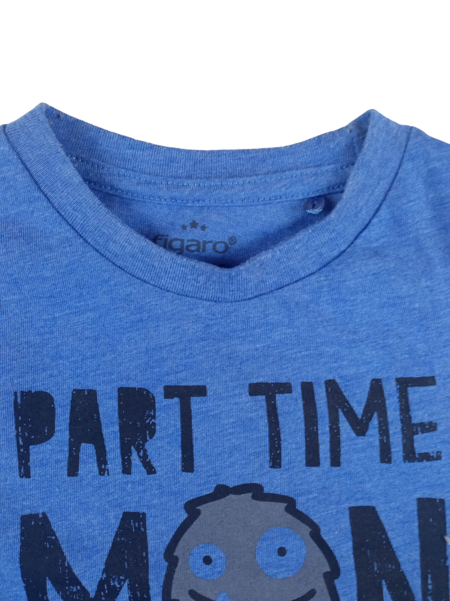 Polera azul manga corta / Talla 2