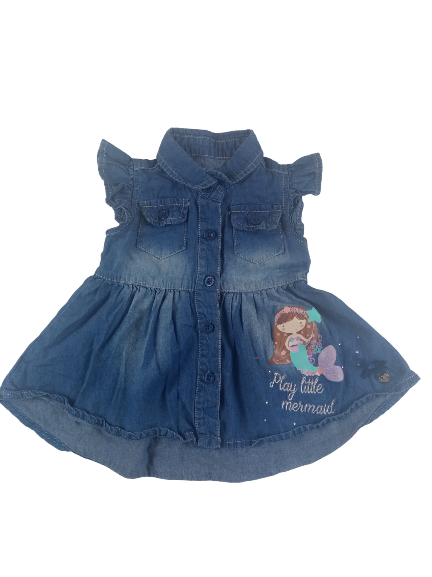 Vestido de mezclilla / 9 meses
