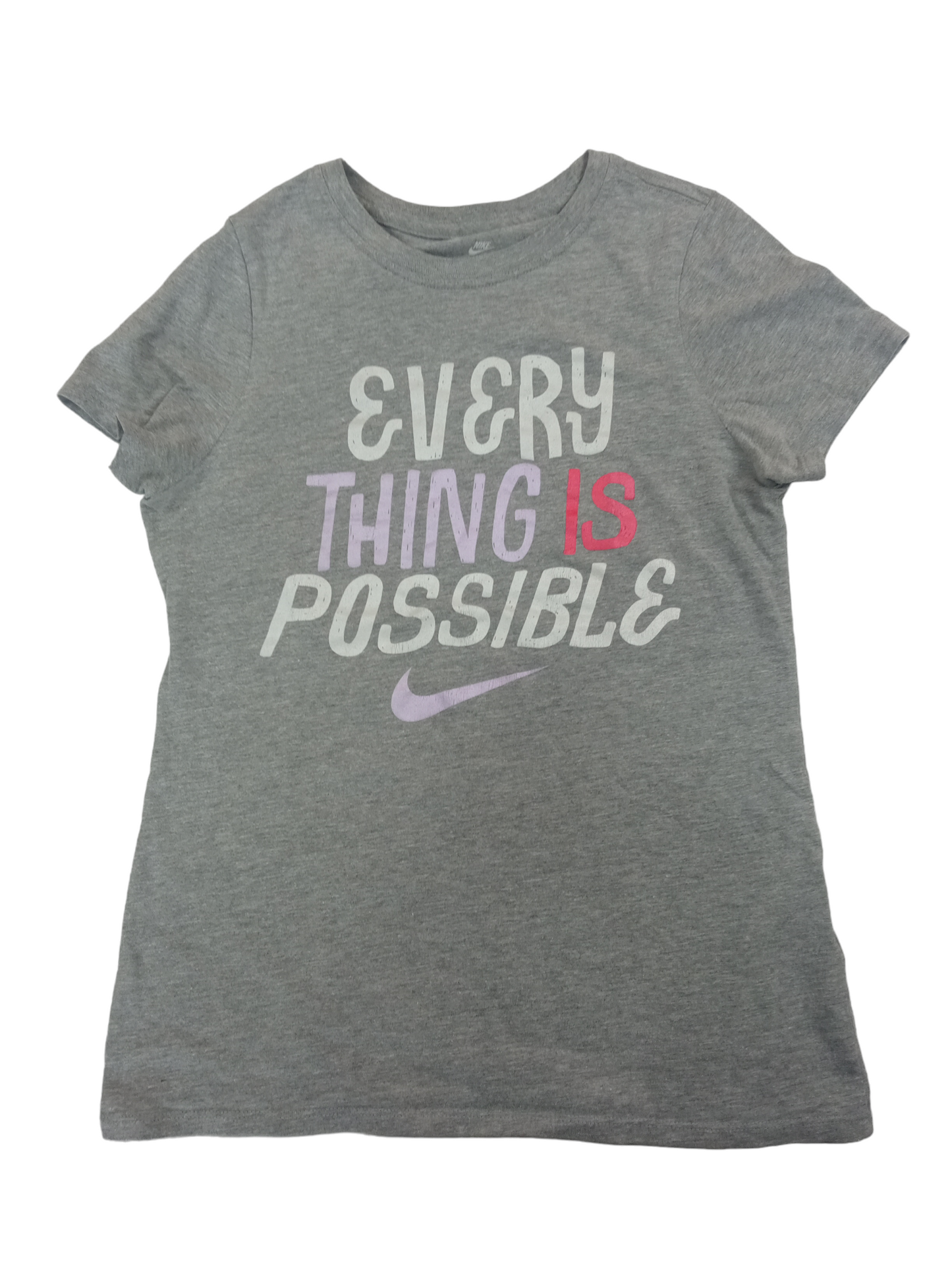 Polera gris Nike / Talla M