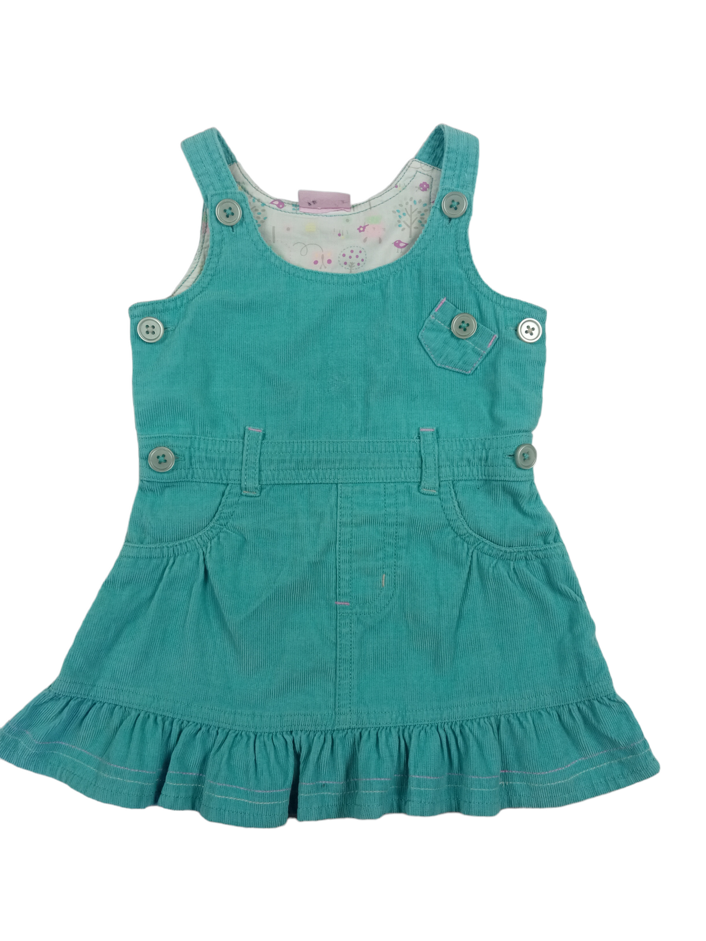 Vestido cotelé calipso / 6-9 meses
