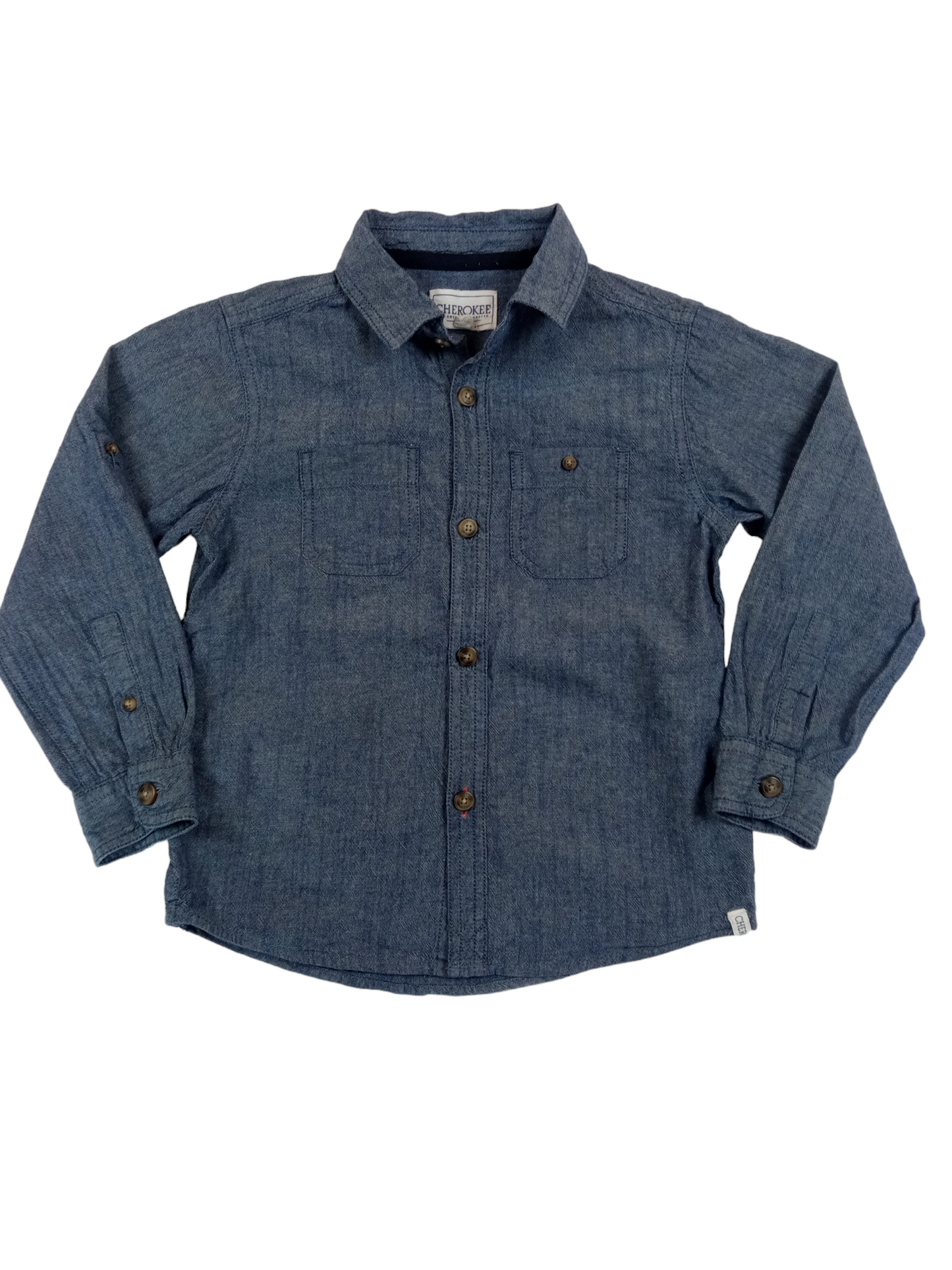 Camisa azul/ talla 6