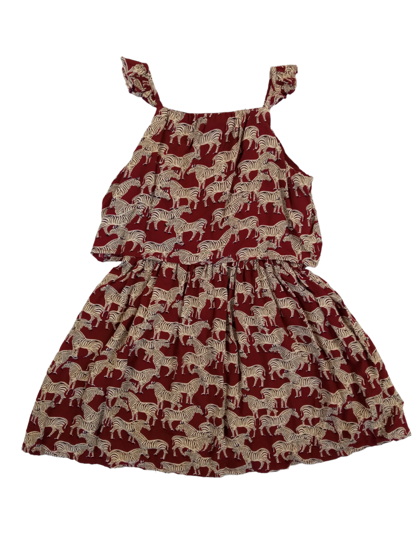 Vestido diseño cebras / Talla 10