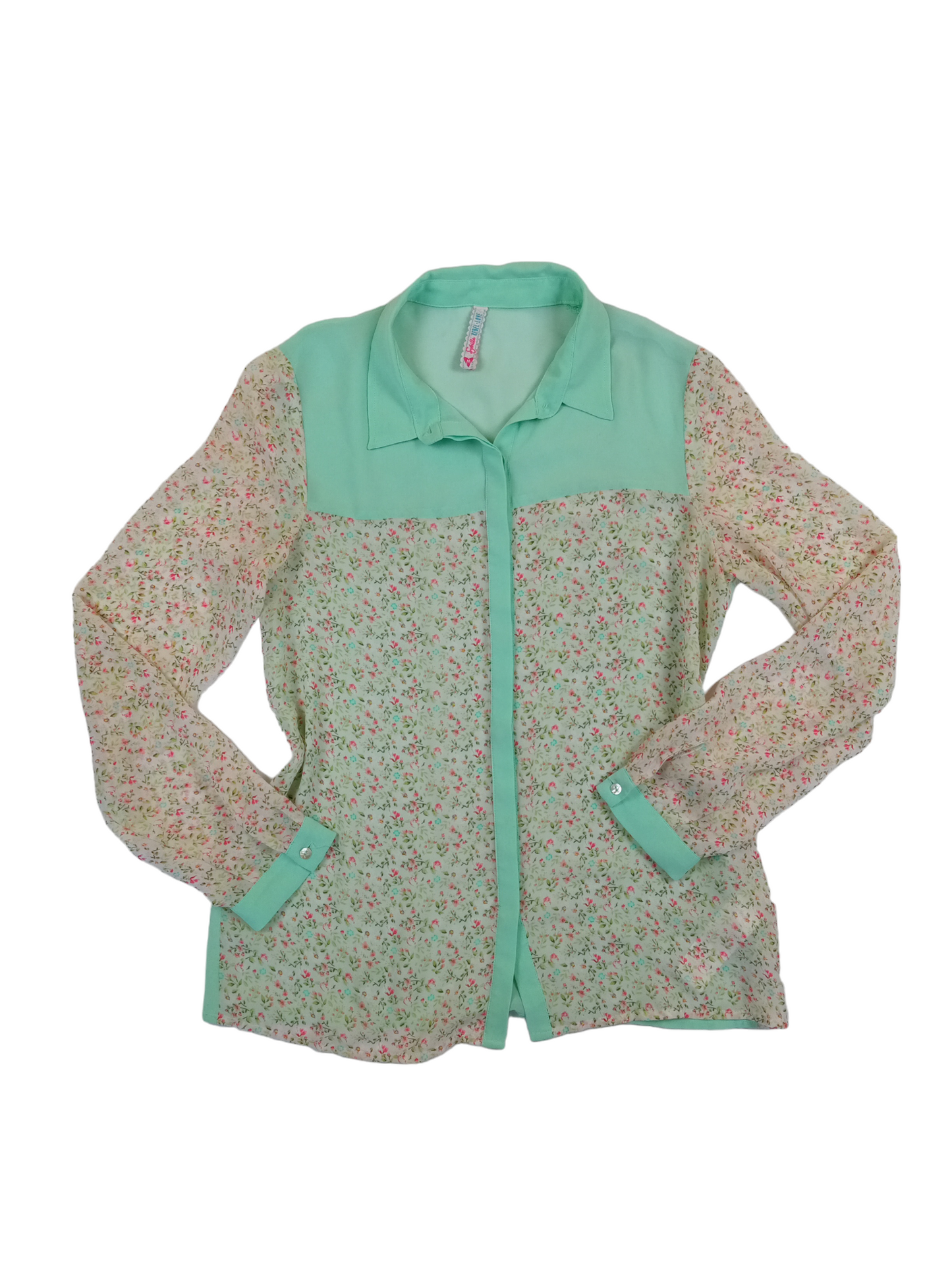 Blusa Traslúcida / Talla M