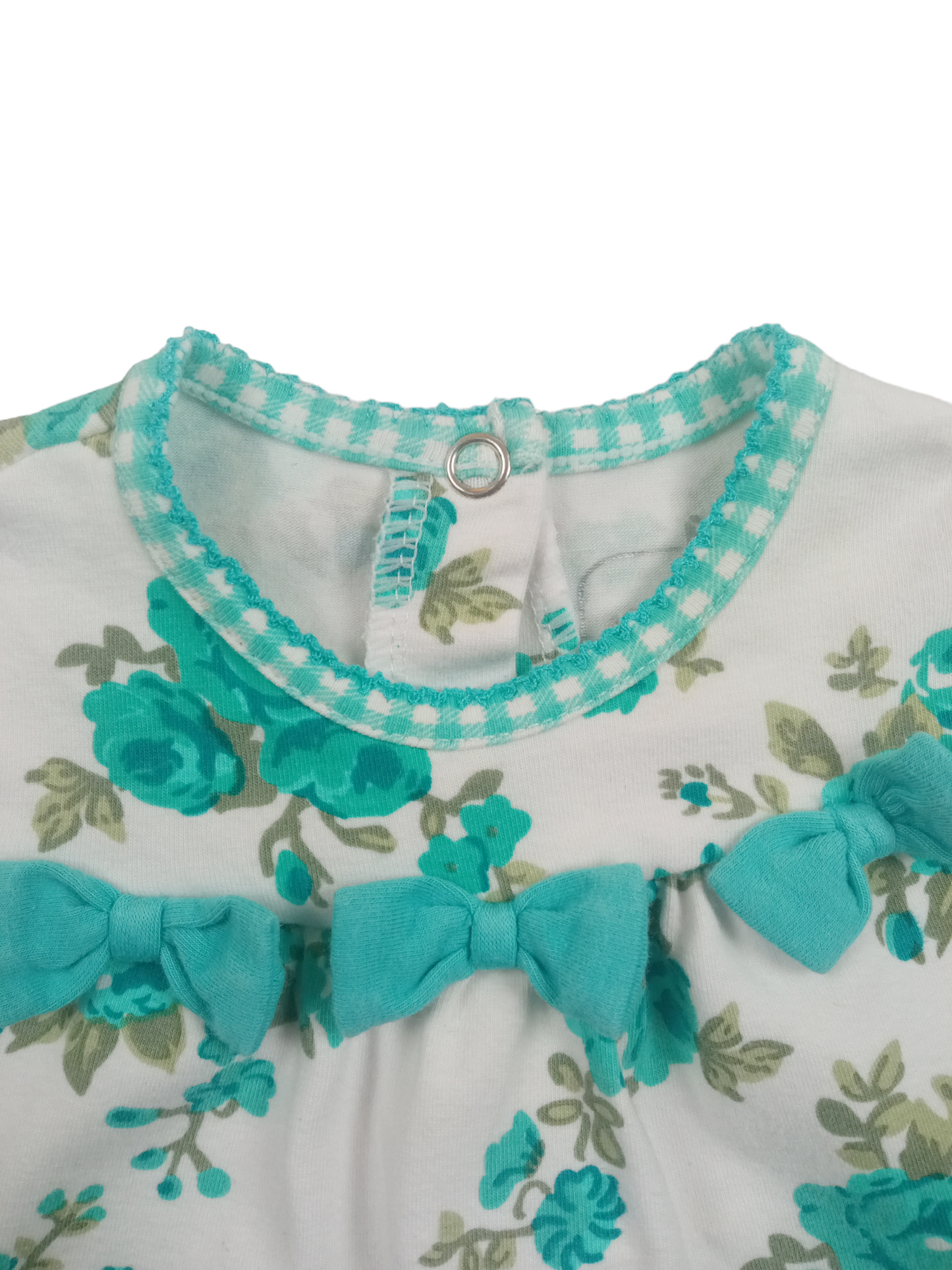 Polera flores/ 0 mes
