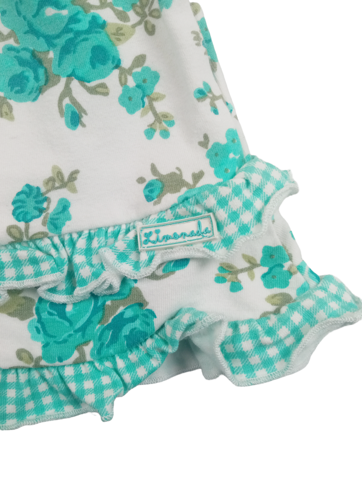 Polera flores/ 0 mes