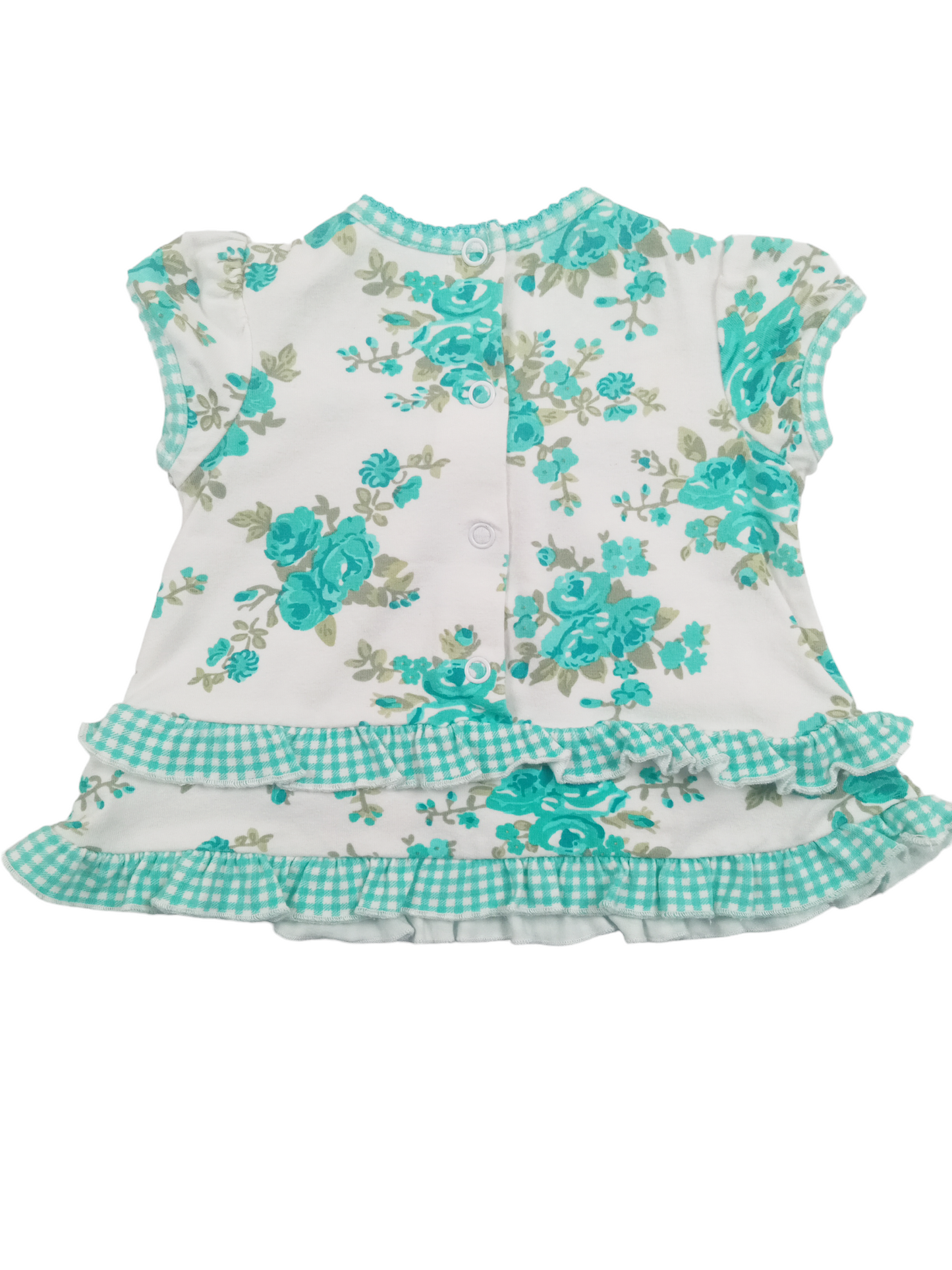 Polera flores/ 0 mes