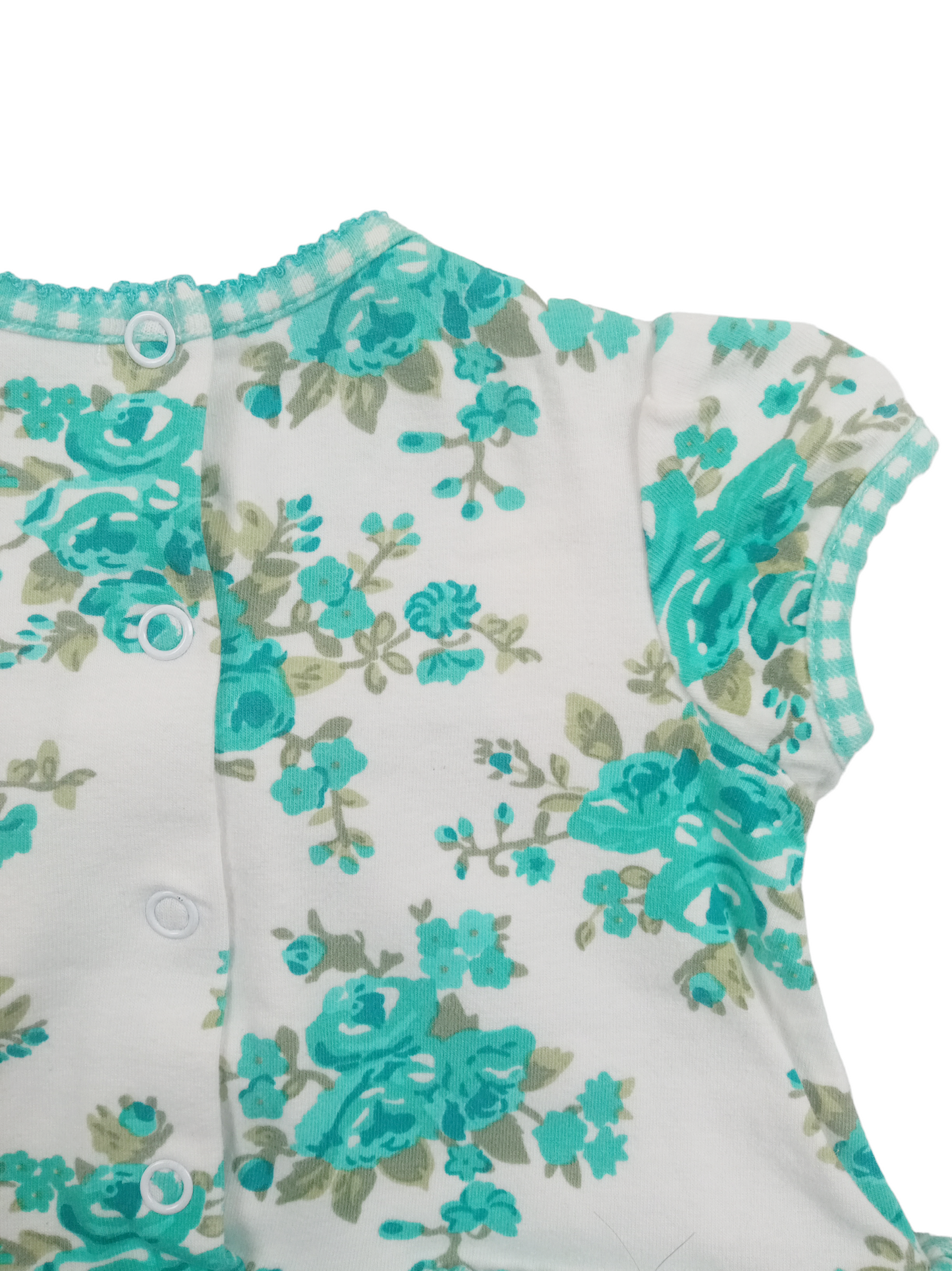 Polera flores/ 0 mes