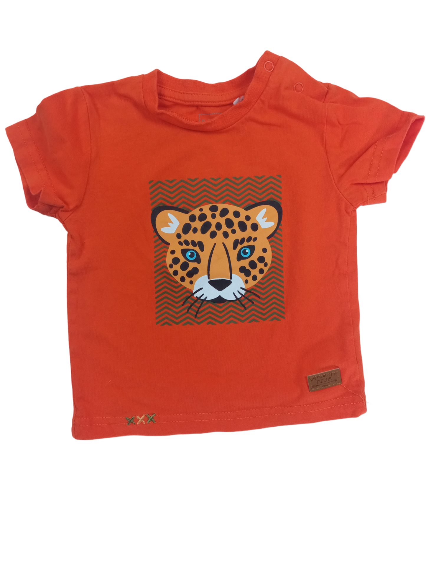 Polera tigre/ 6-12 meses