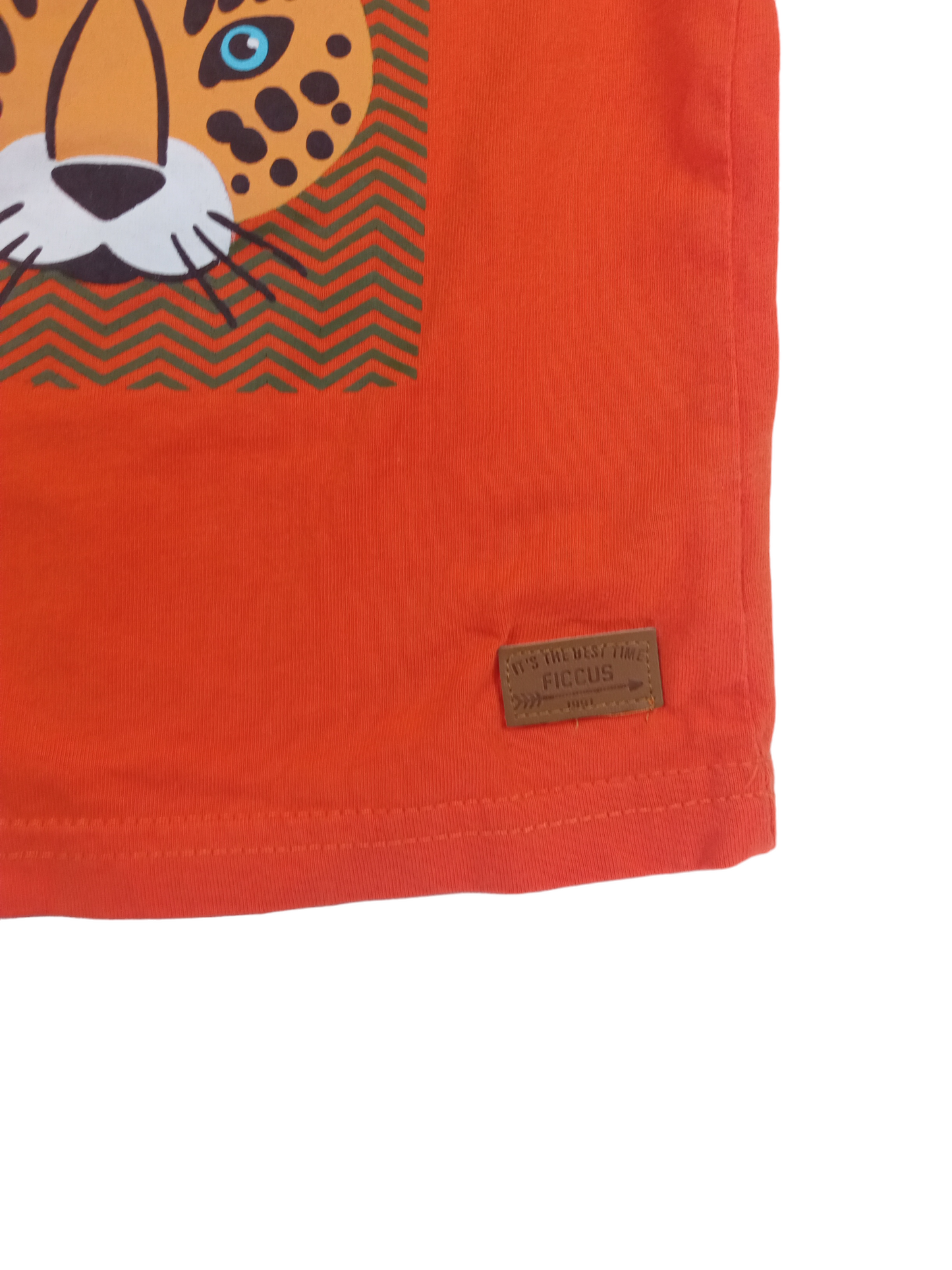 Polera tigre/ 6-12 meses