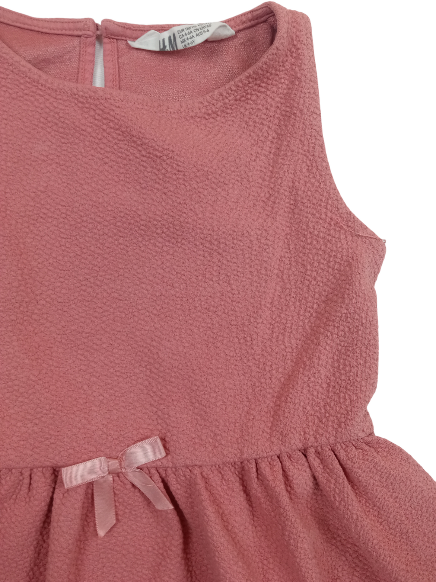 Vestido rosa/ talla 5-6
