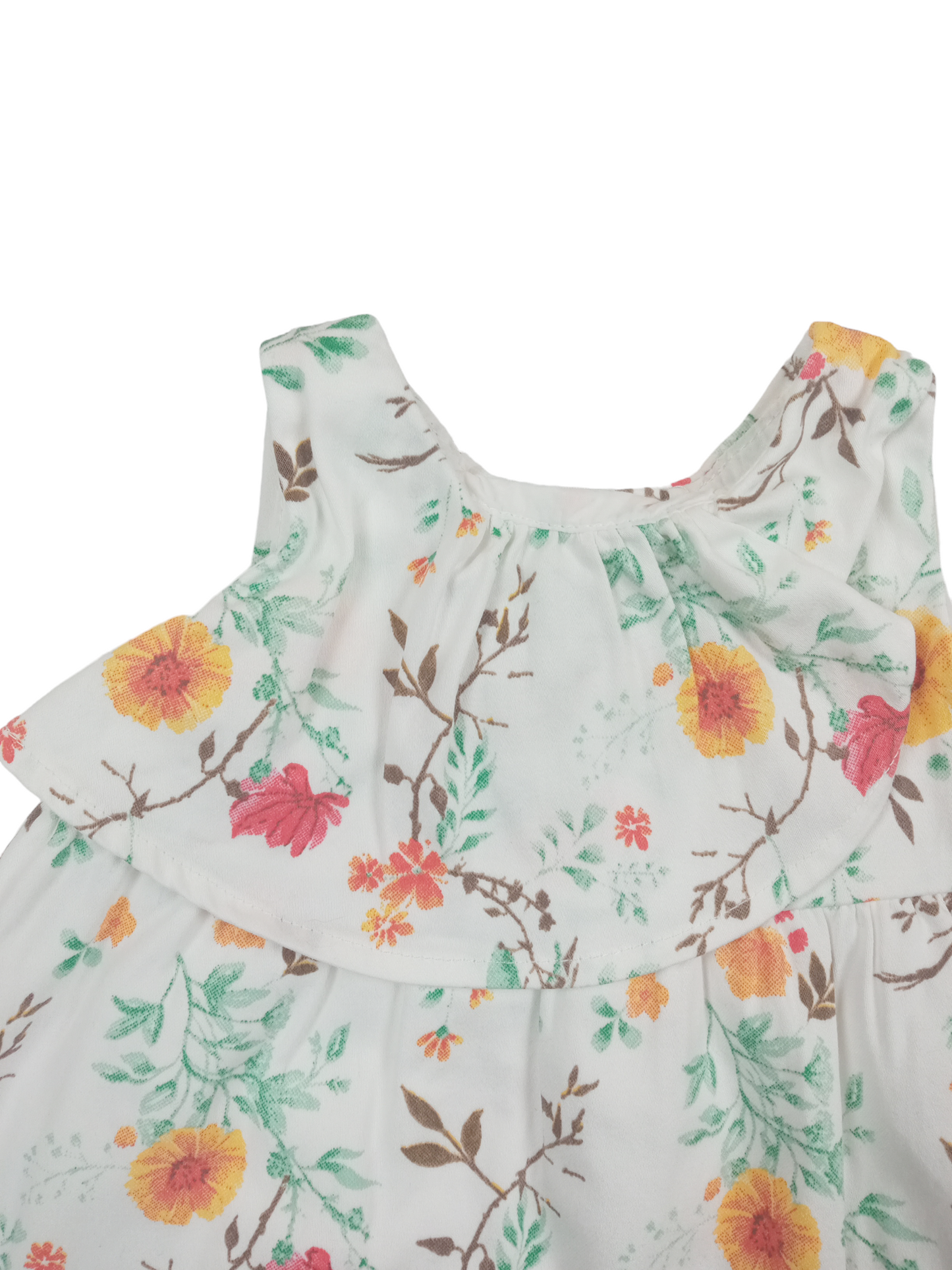 Vestido flores / 6-9 meses