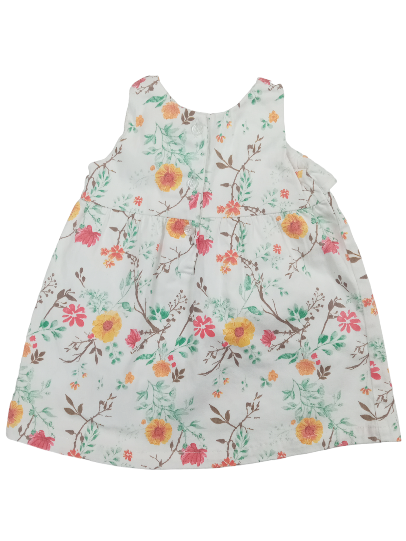 Vestido flores / 6-9 meses