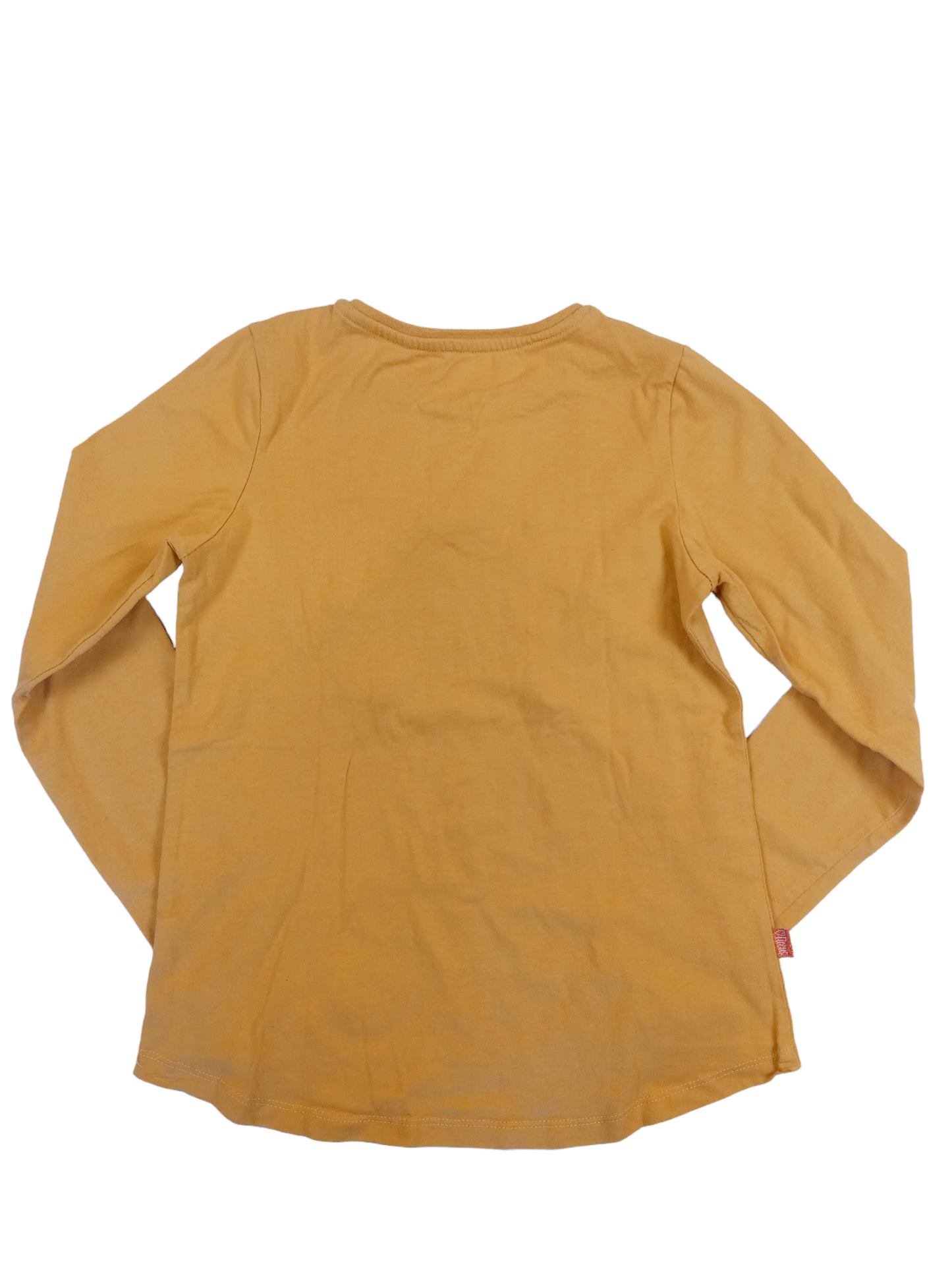 Polera manga larga color mostaza / 12 años