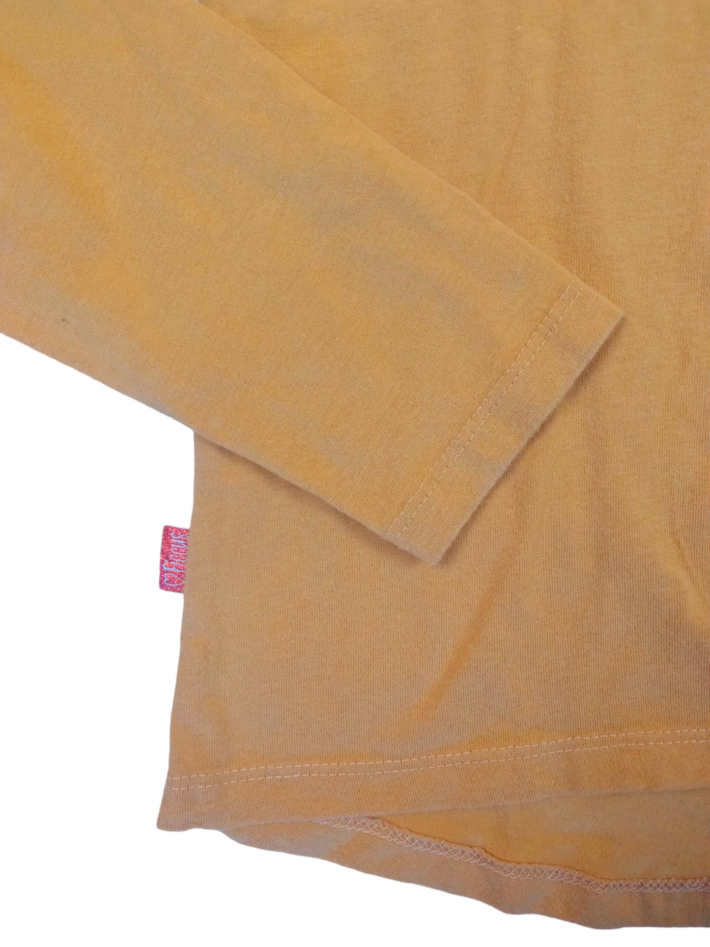 Polera manga larga color mostaza / 12 años