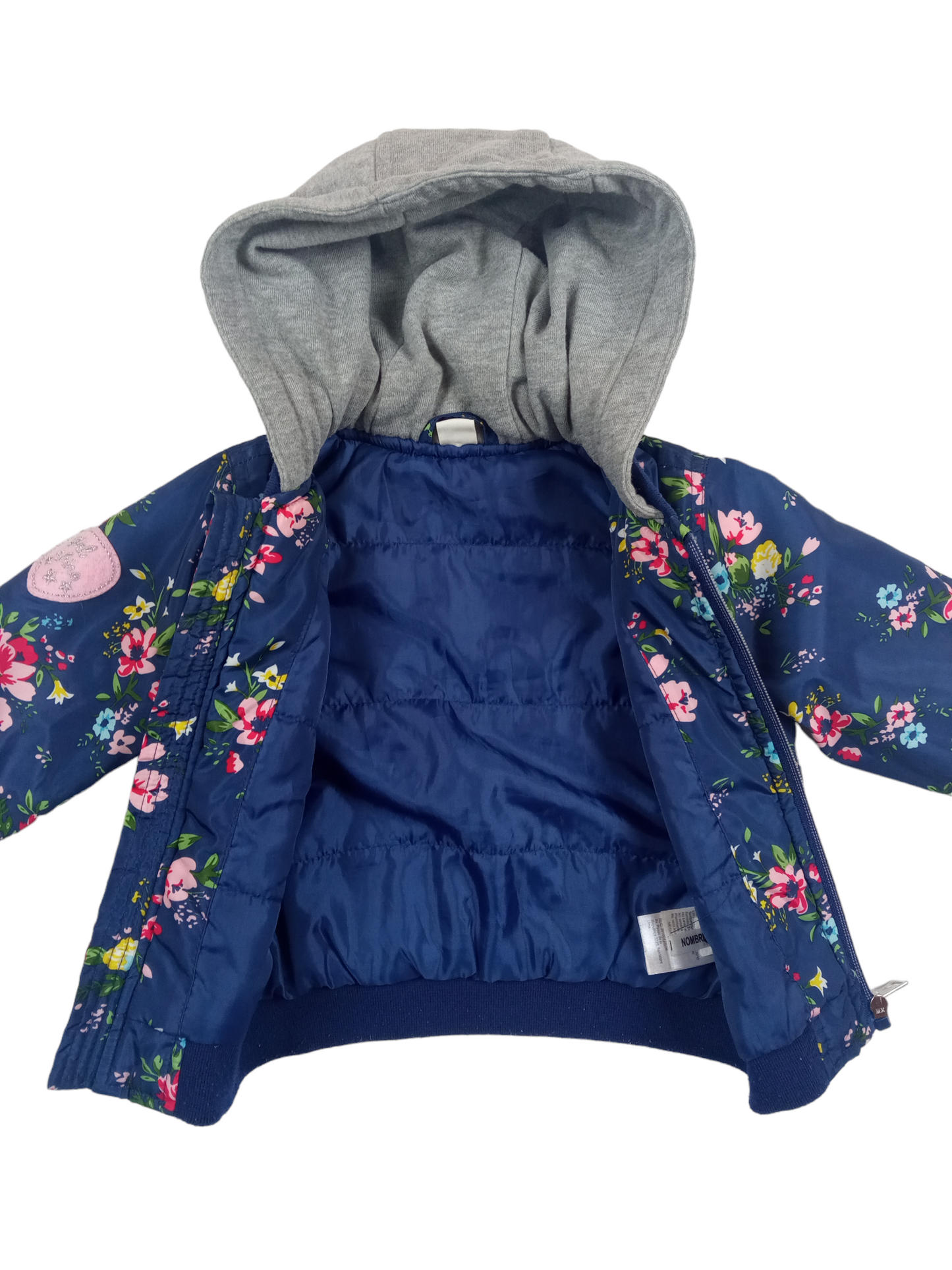 Parka floreada/ talla 2