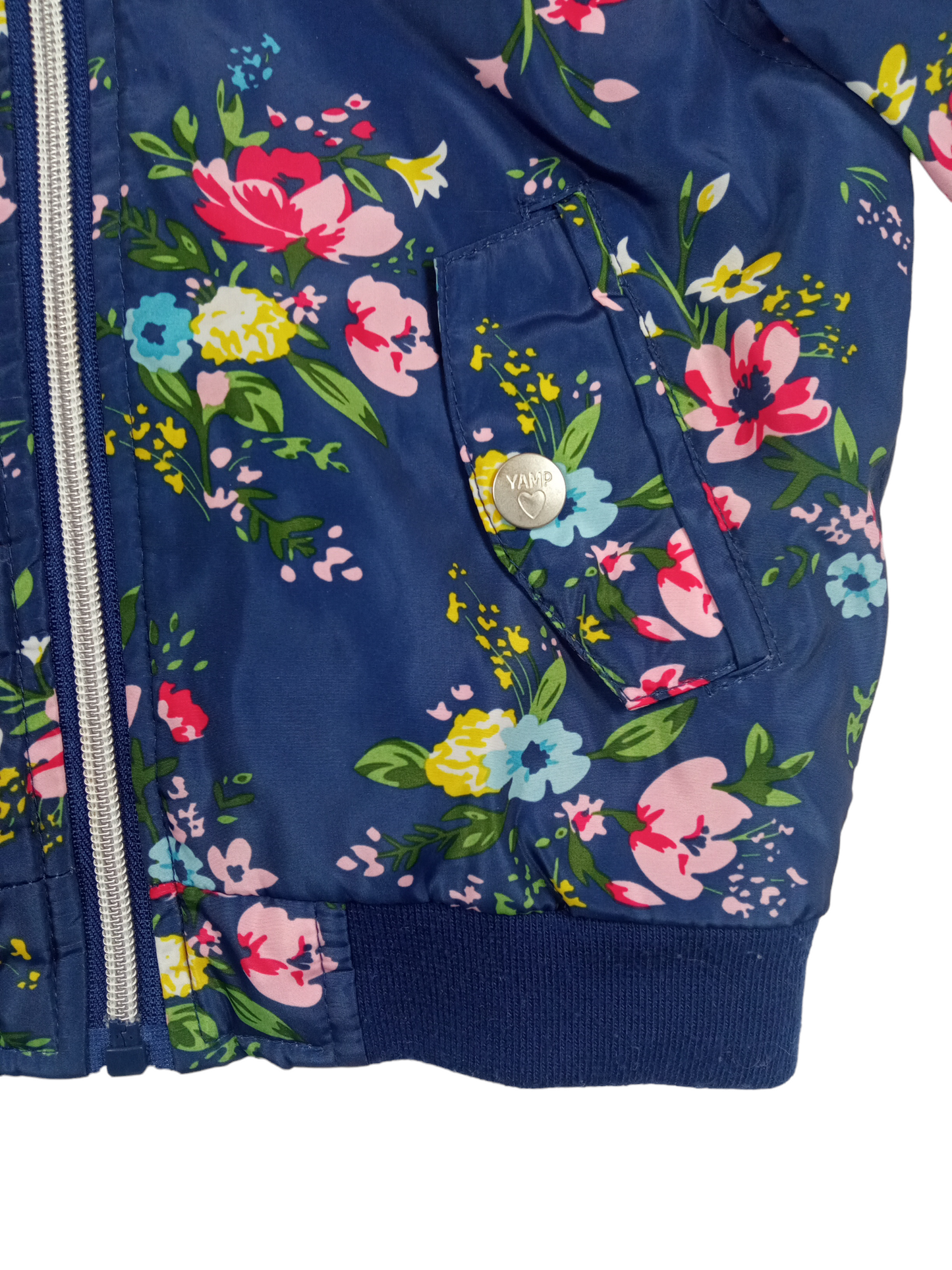 Parka floreada/ talla 2