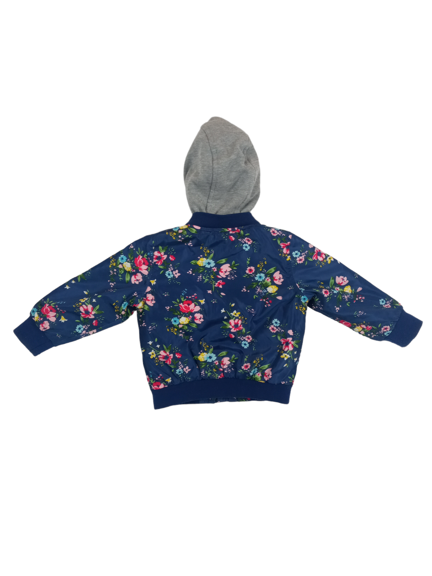 Parka floreada/ talla 2