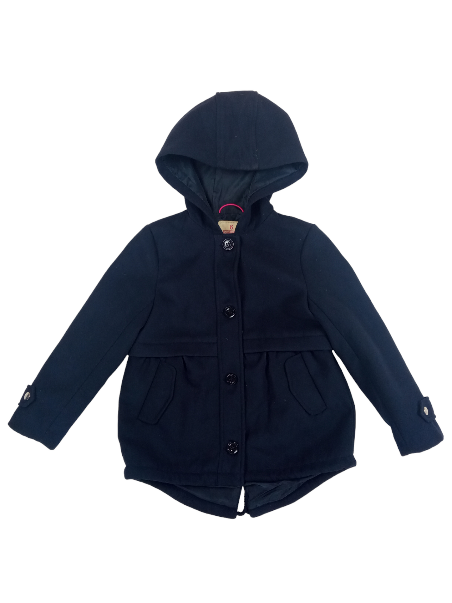 Abrigo azul marino/ talla 6