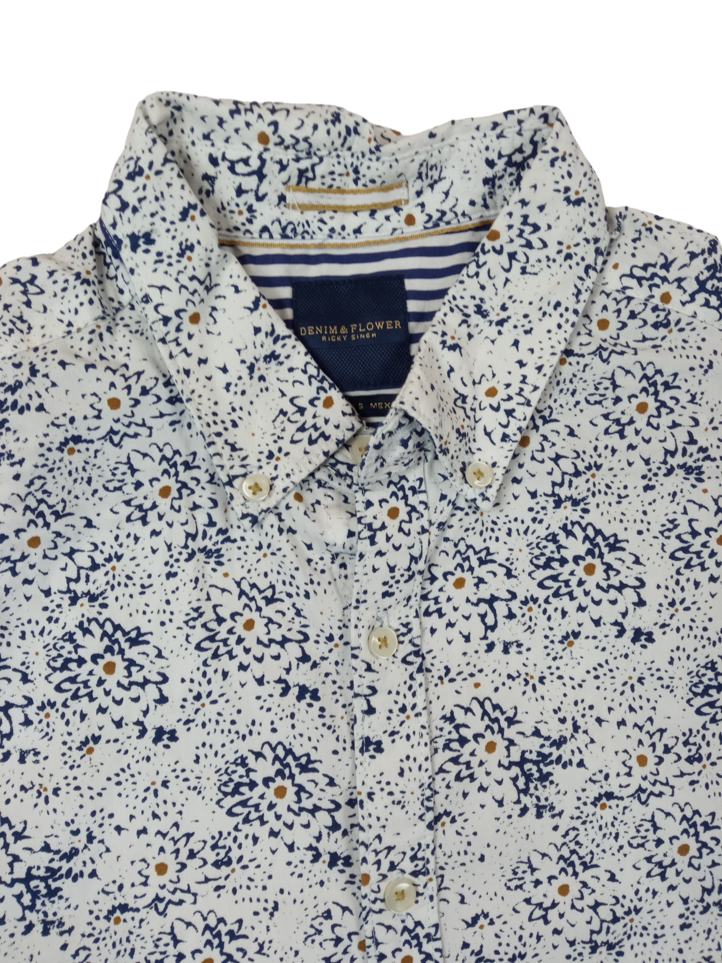 Camisa flores/ talla S