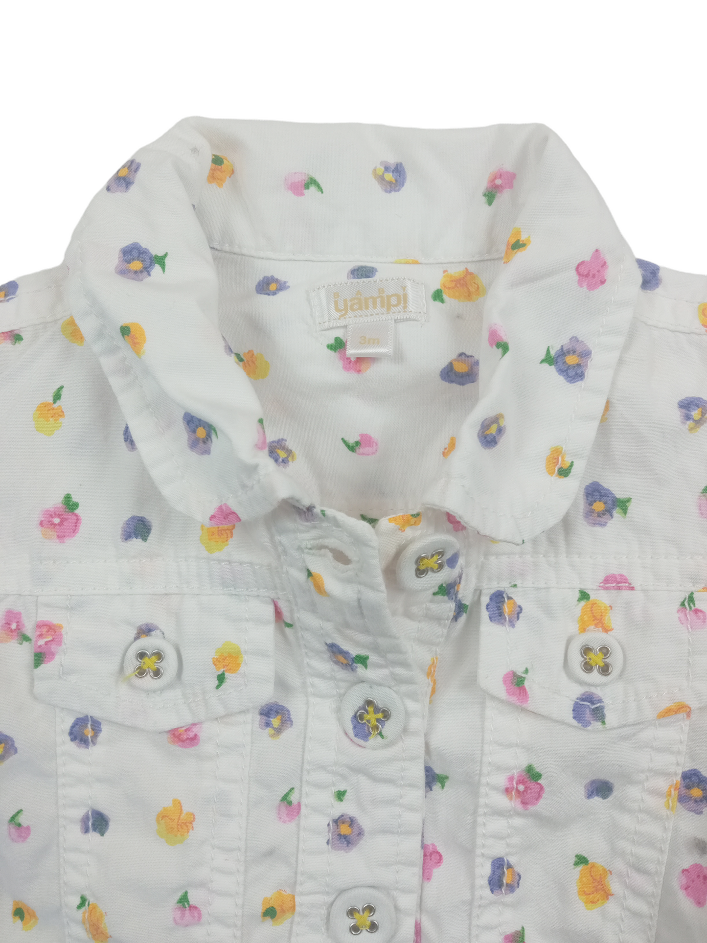 Chaqueta flores/ 3 meses