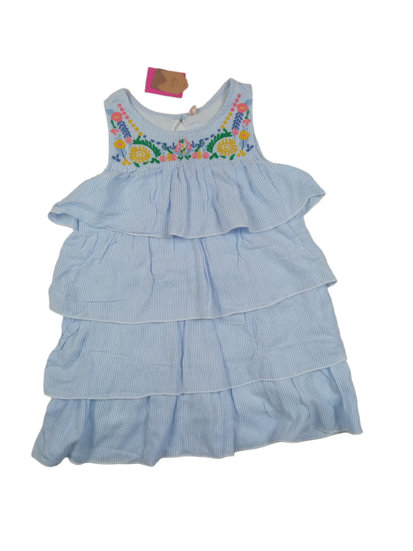 Vestido bordado/ talla 10