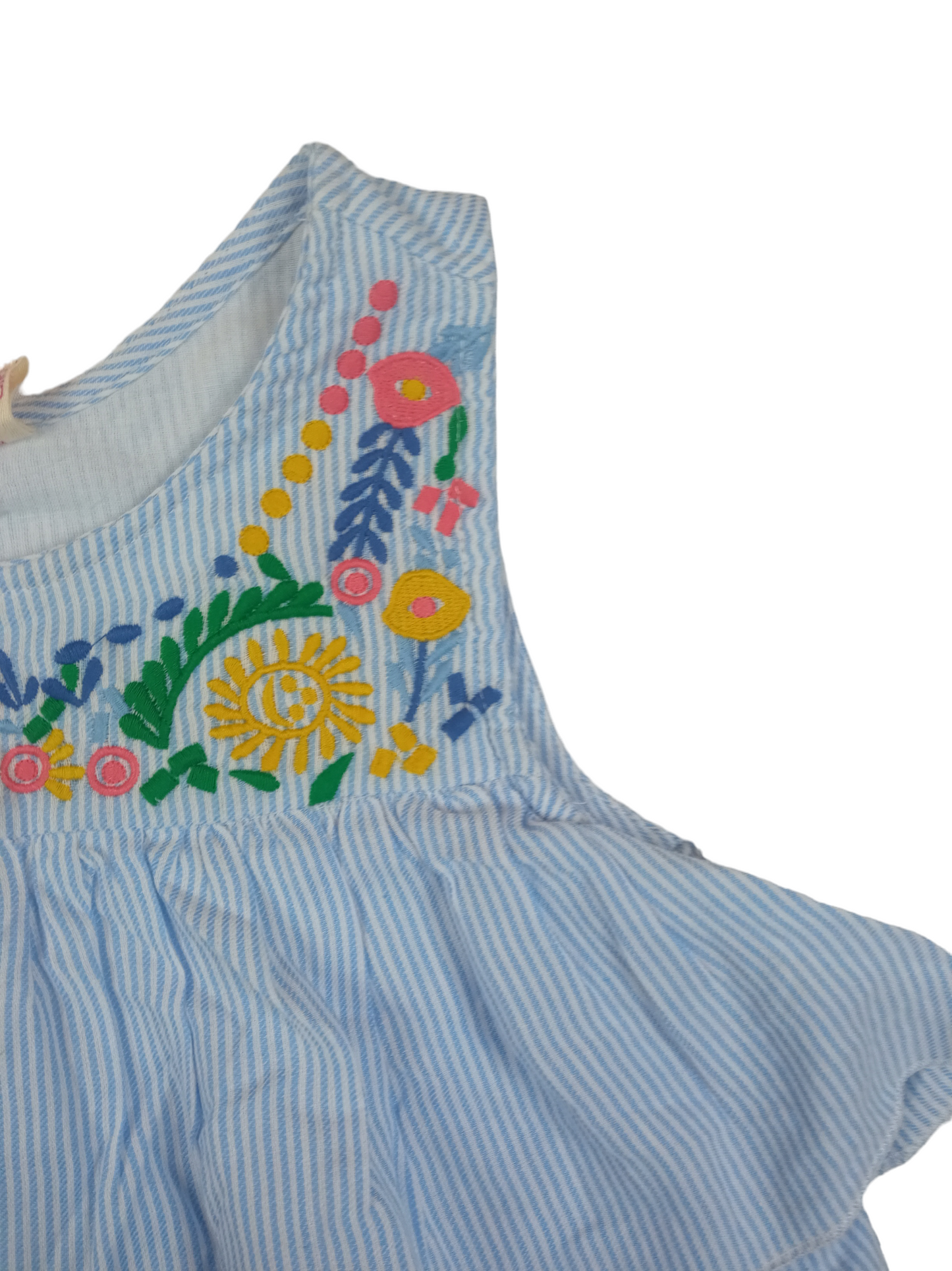 Vestido bordado/ talla 10