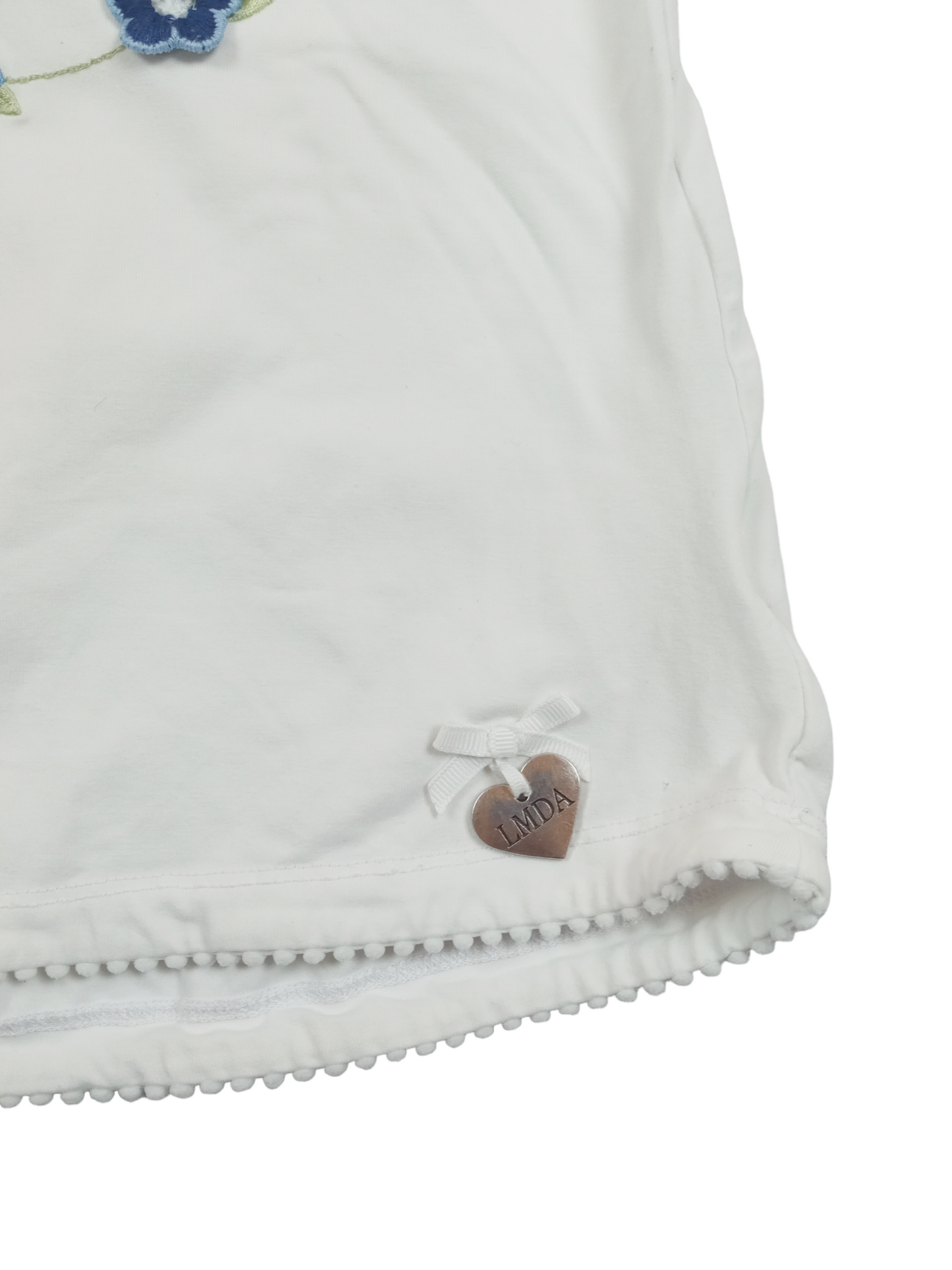 Polera flores/ talla 3