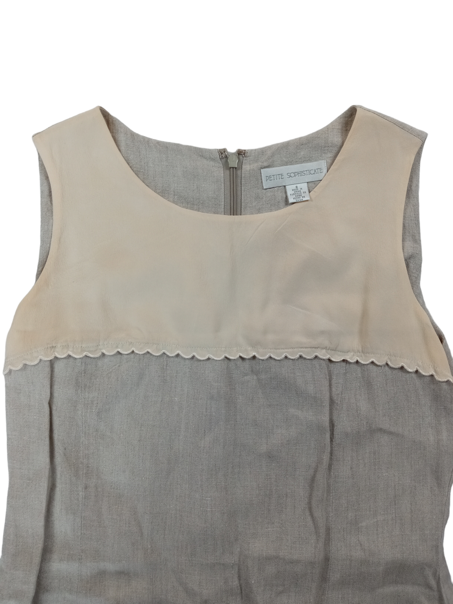 Vestido lino Petite Sophisticate / talla S