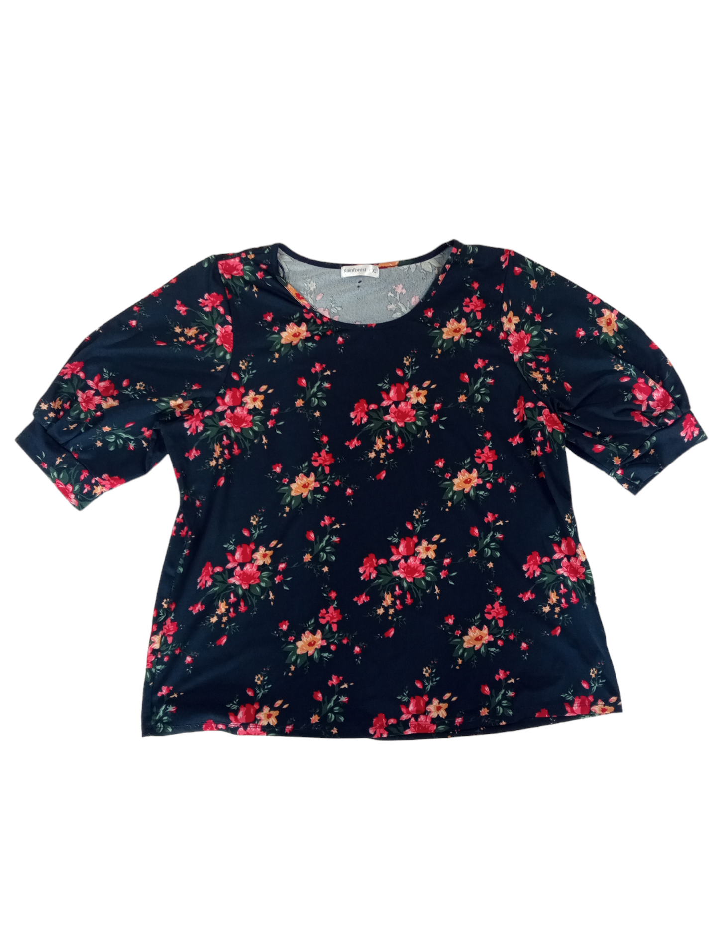 Polera floreada / Talla XL