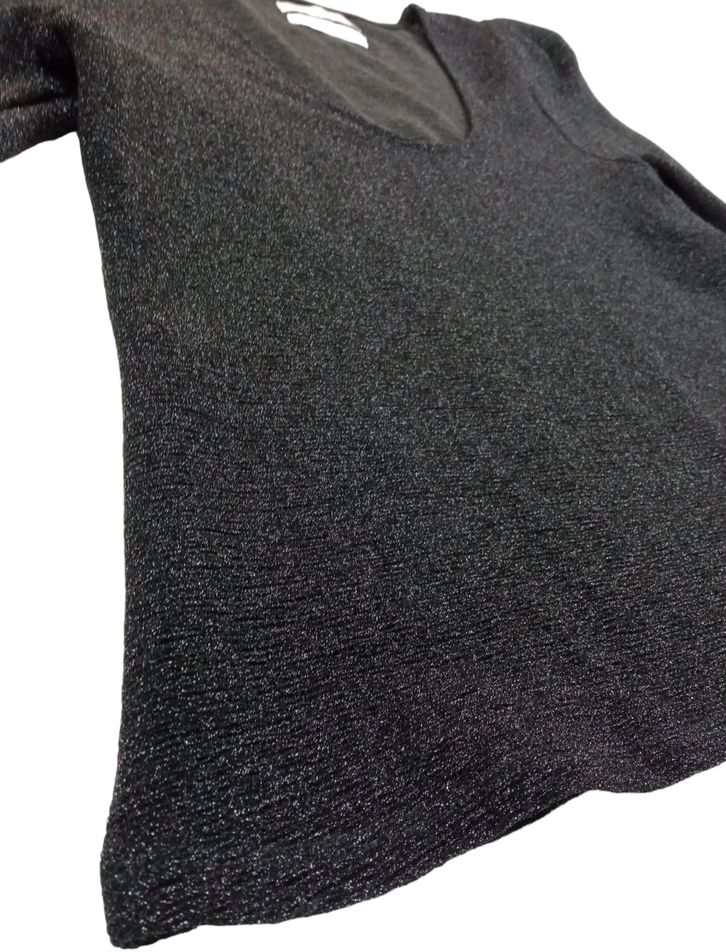 Blusa negra con hombreras Alaniz / Talla M