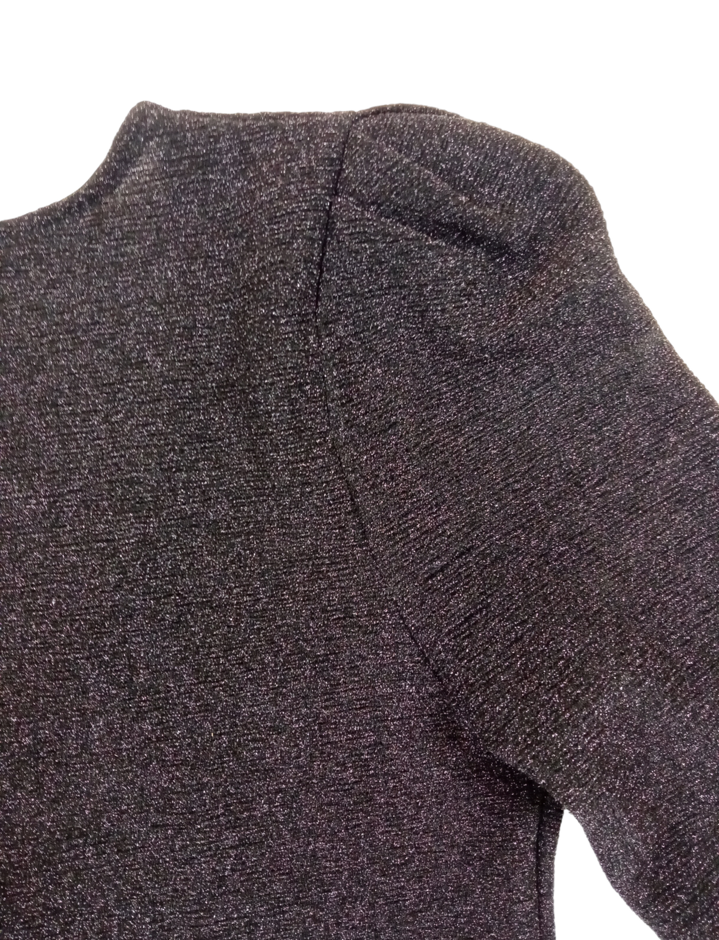 Blusa negra con hombreras Alaniz / Talla M