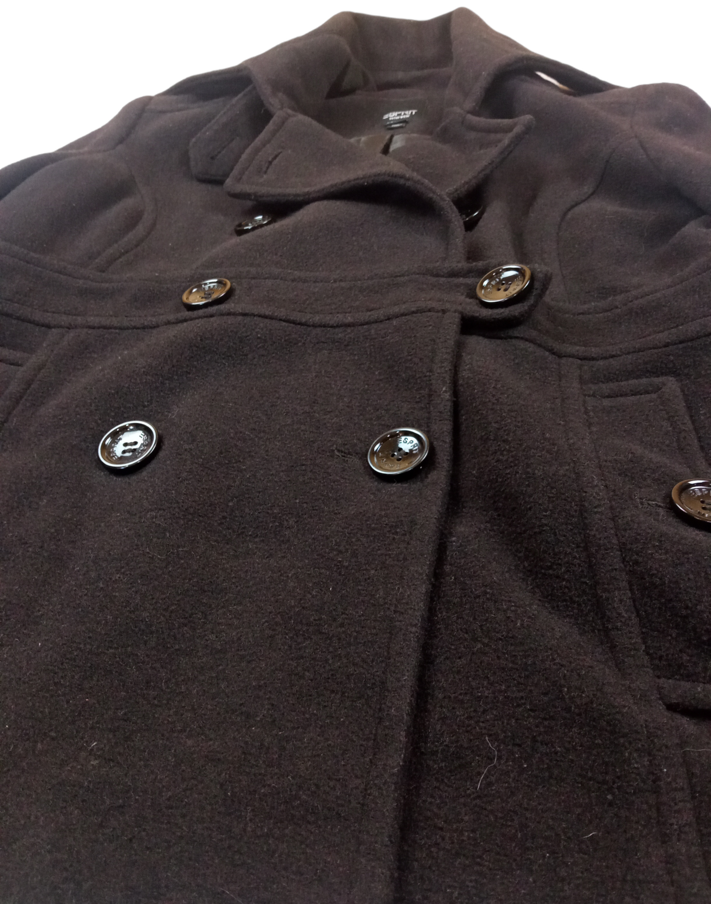 Abrigo negro/ talla L