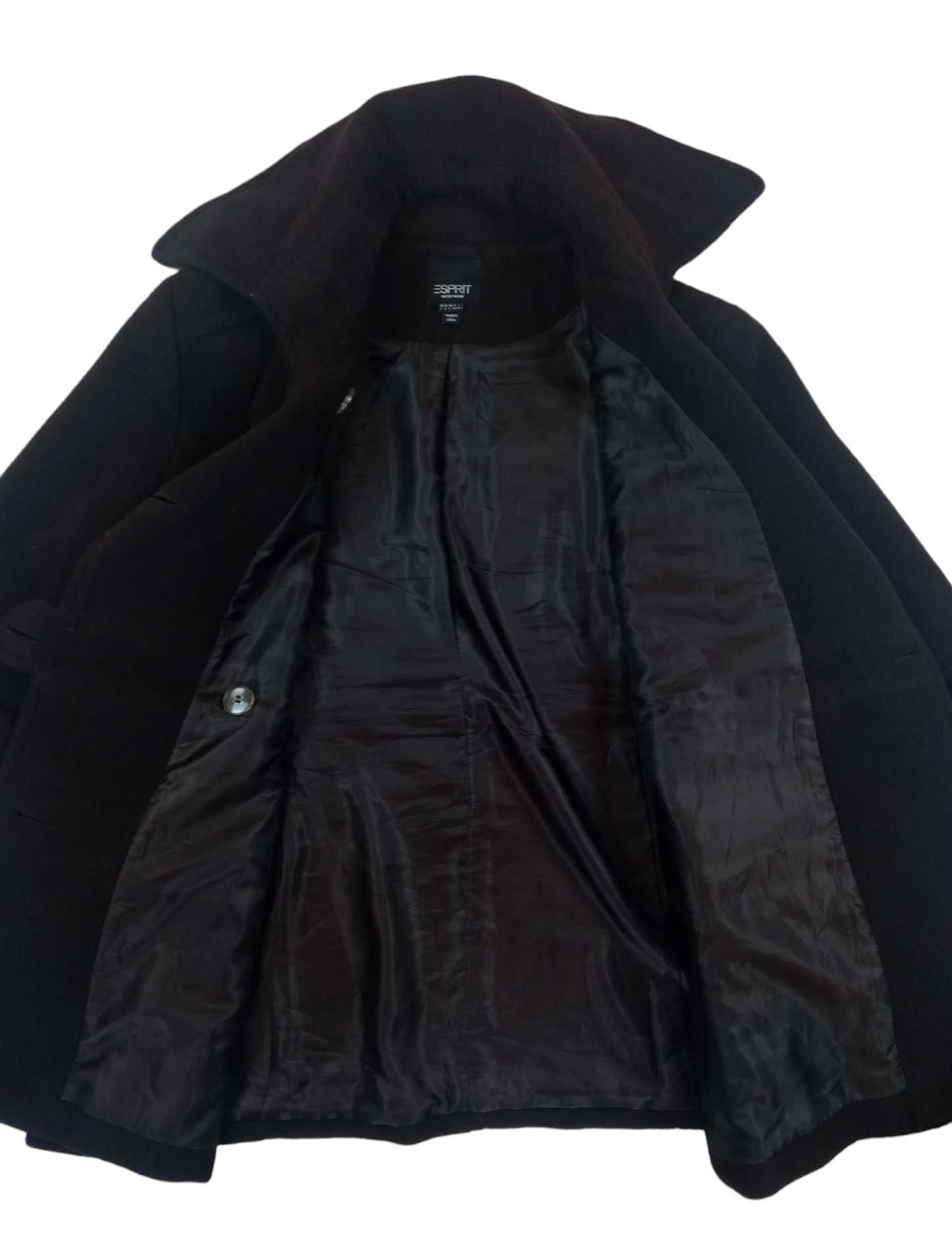 Abrigo negro/ talla L