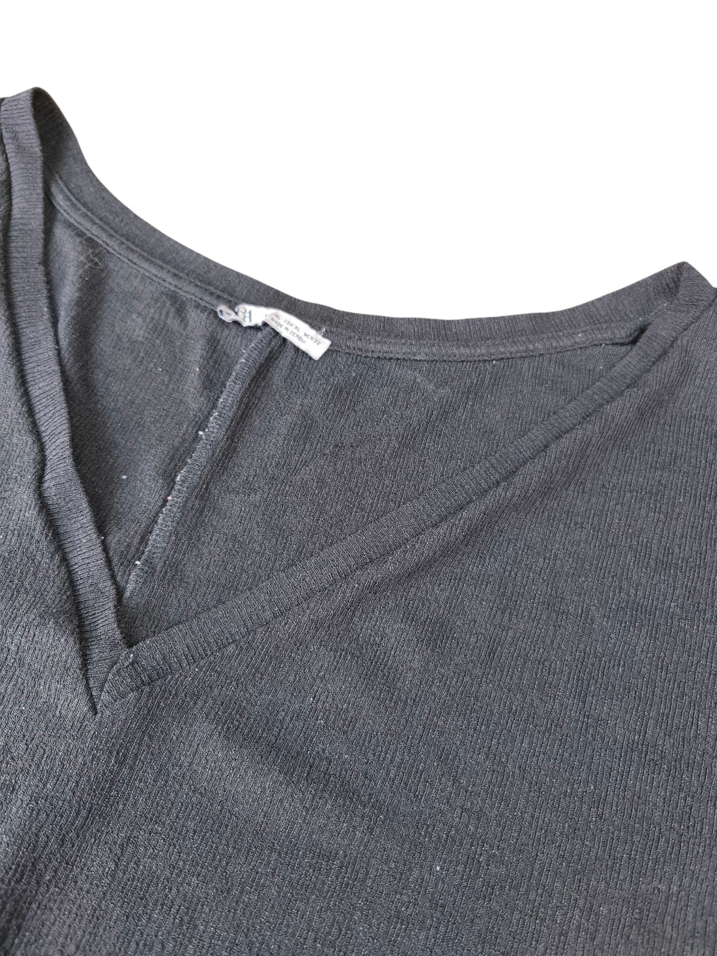 Polera negra suelta / Talla XL