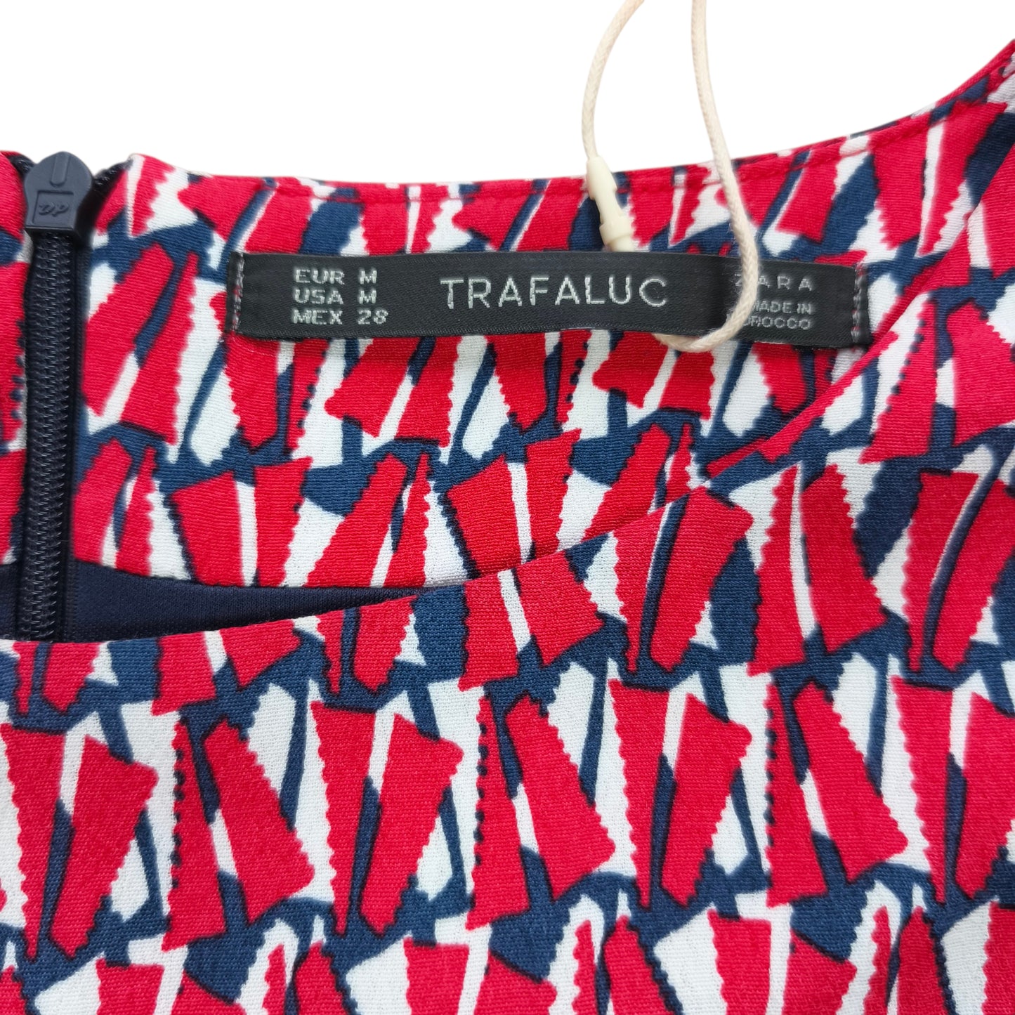 Vestido estampado drapeado / Talla M
