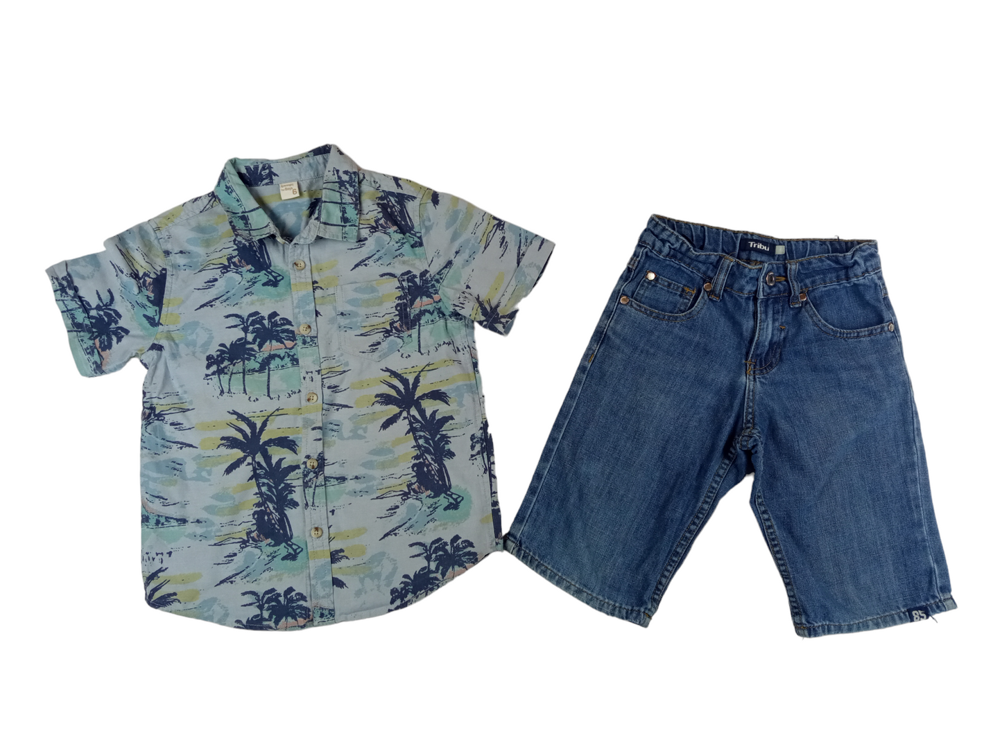 Conjunto camisa-short / Talla 6