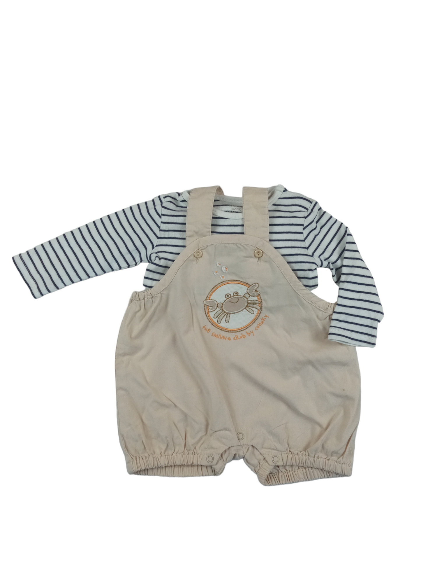Conjunto jardinera-body / 3 meses
