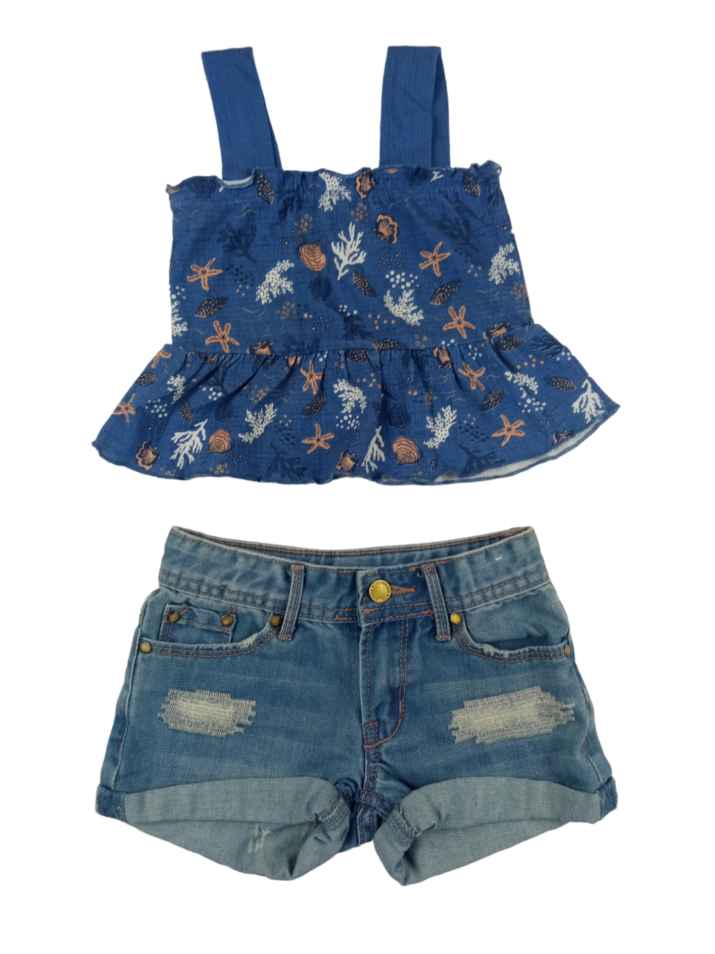 Conjunto short-polera / talla 3