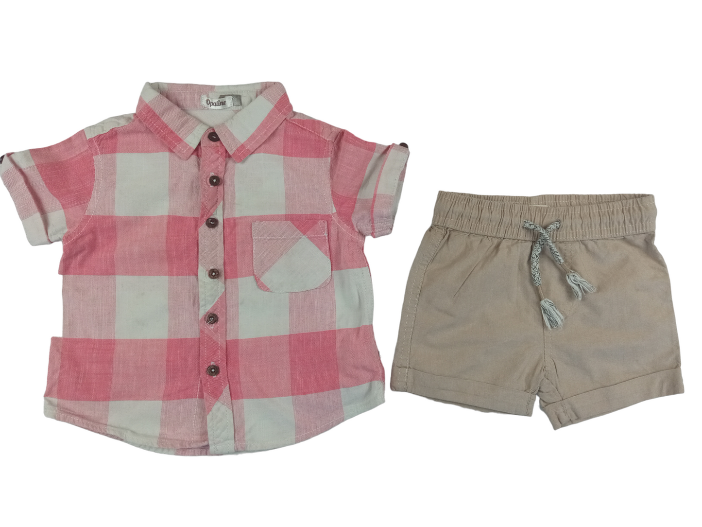 Conjunto short-camisa / 12-18 meses