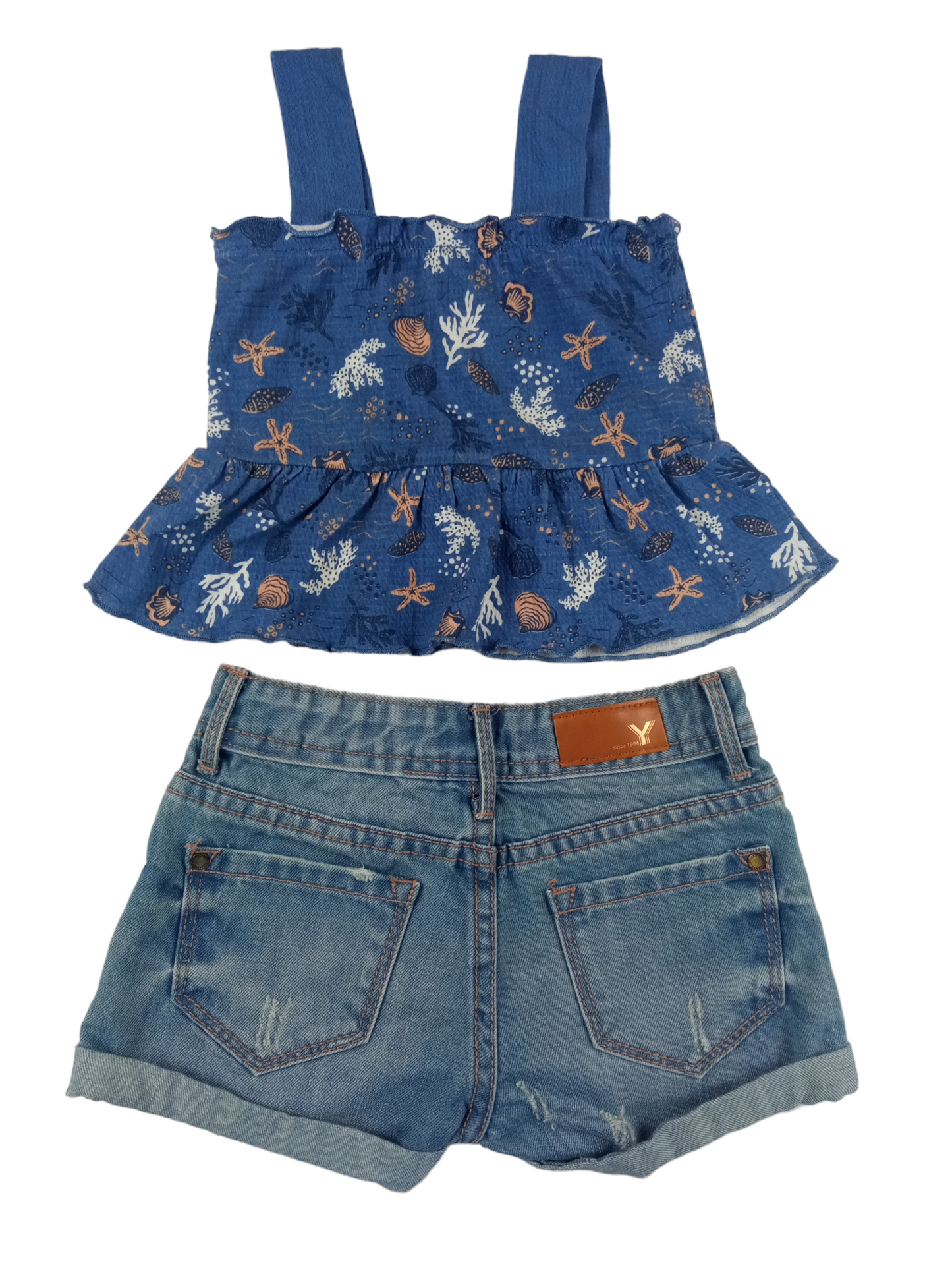 Conjunto short-polera / talla 3